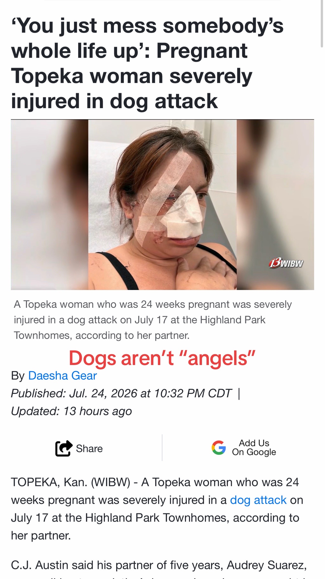 @Dogs aren&rsquo;t Family