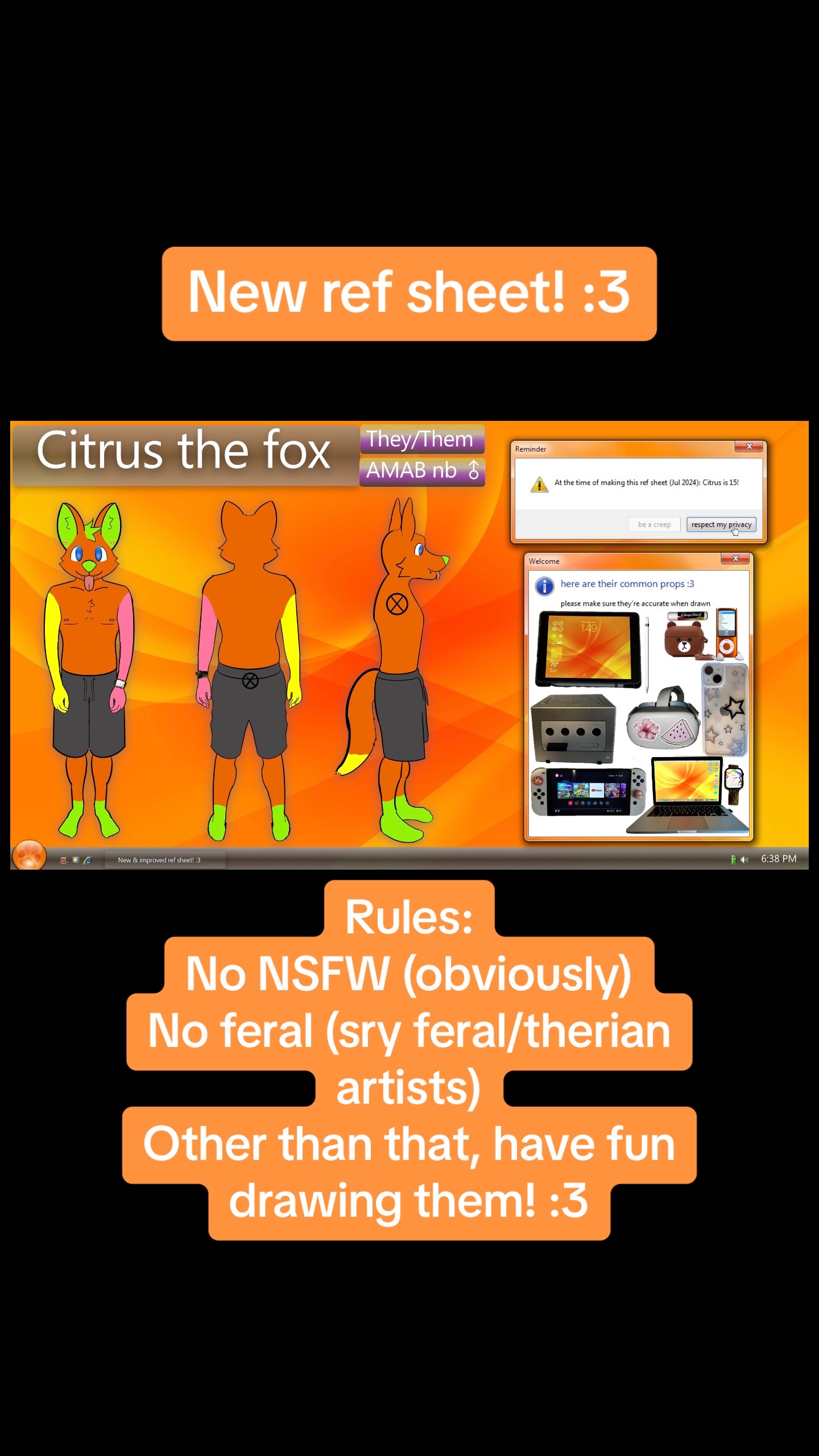 @🍉🍊Citrus the fox🍊🍉