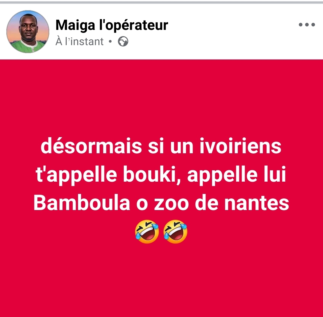 @Maiga  l'op&eacute;rateur