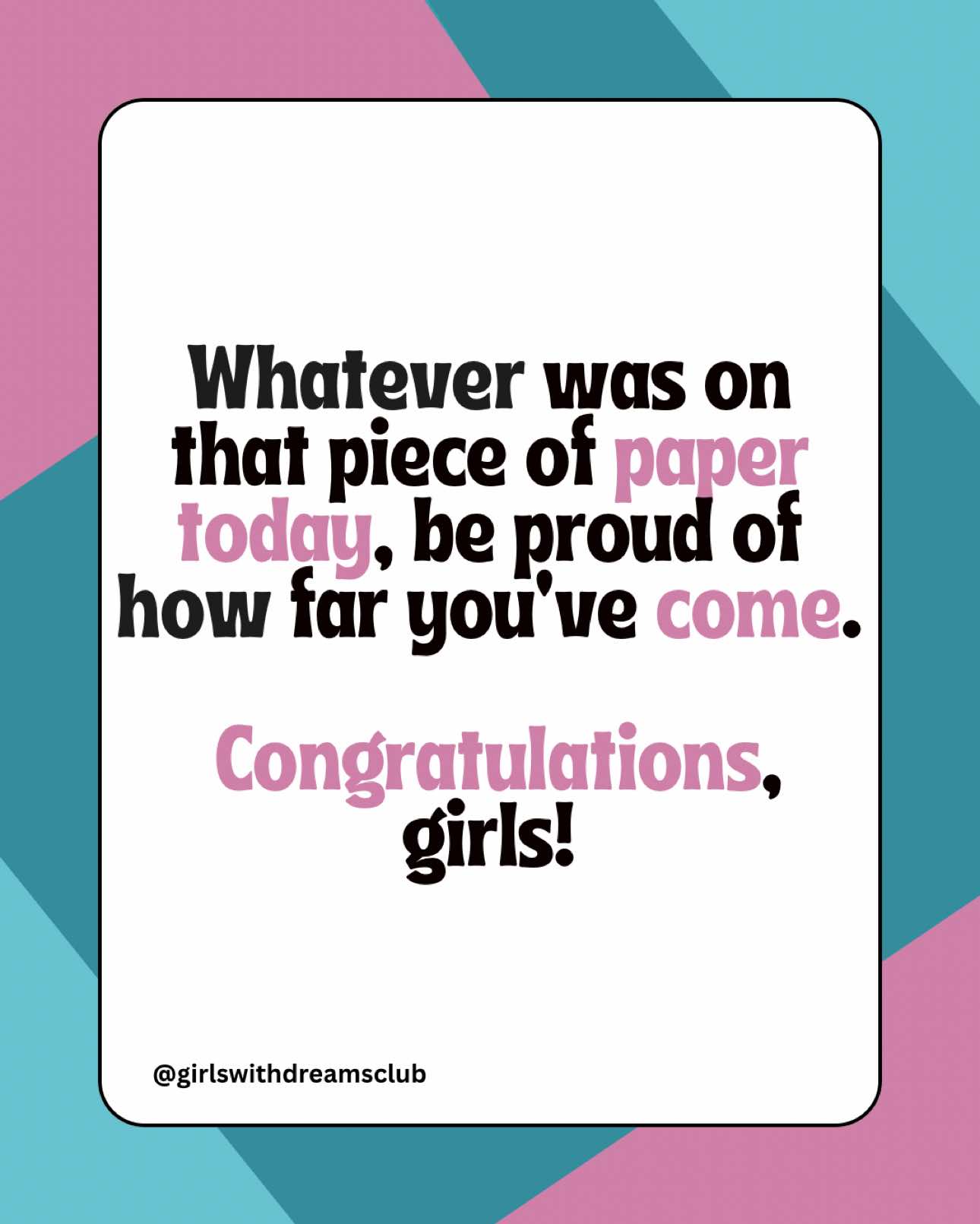 @Girls With Dreams Club