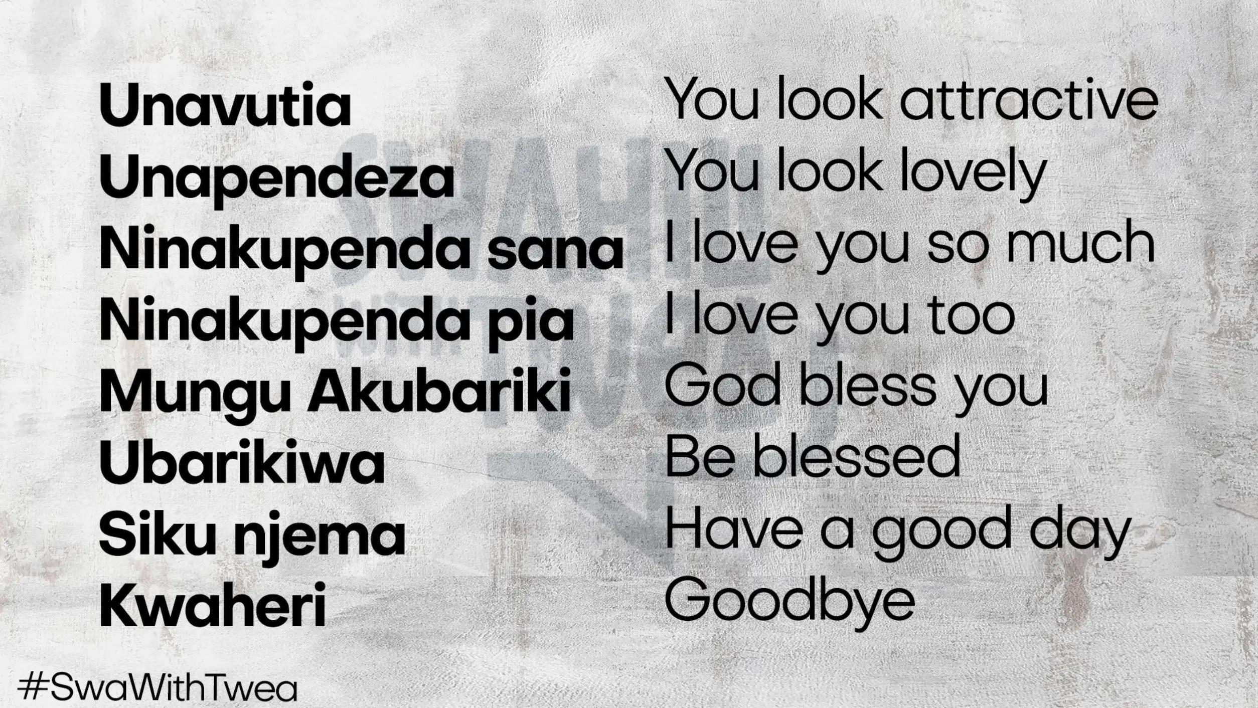 @Swahili With Twea