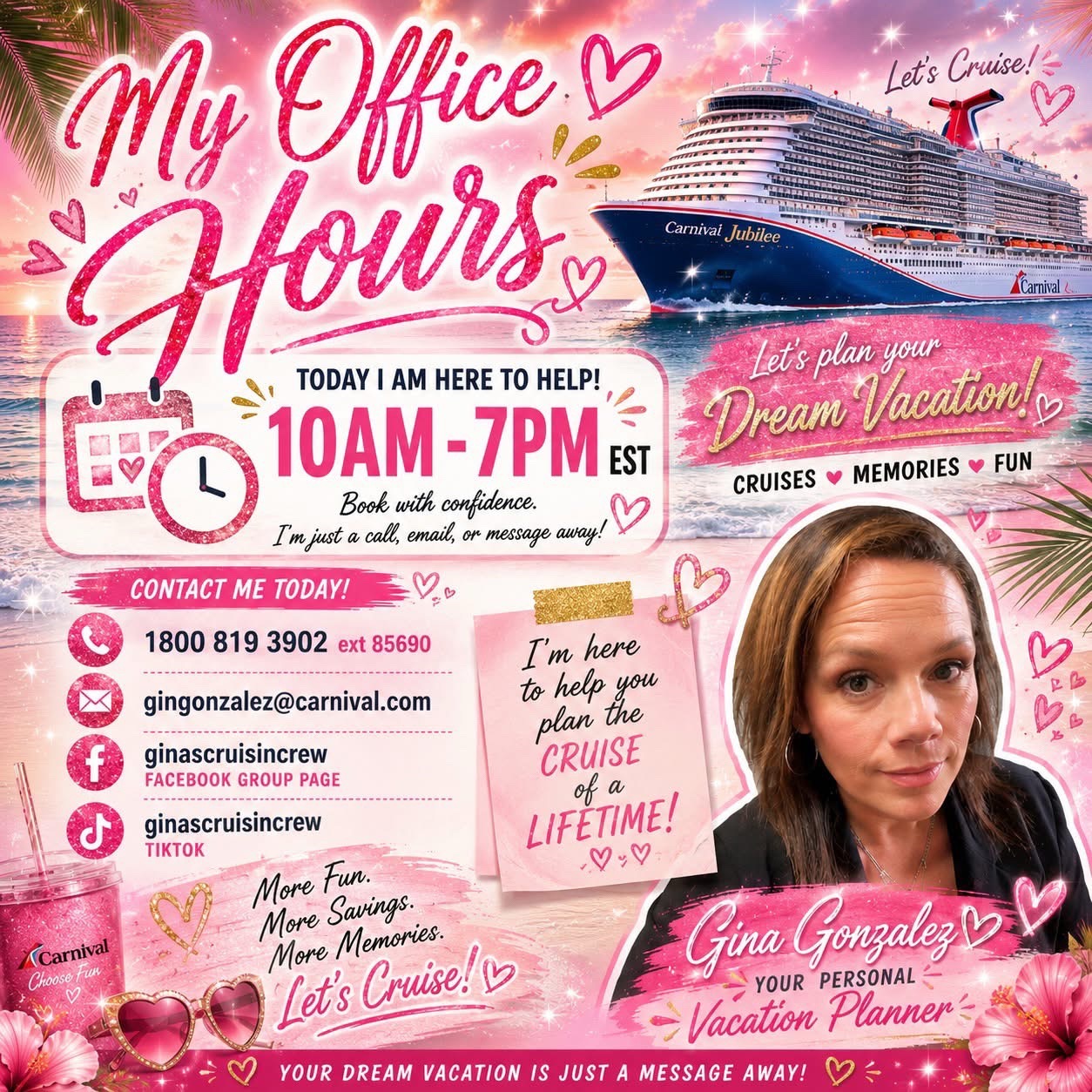 @🛳️ Gina&rsquo;s Cruisin Crew 🛳️