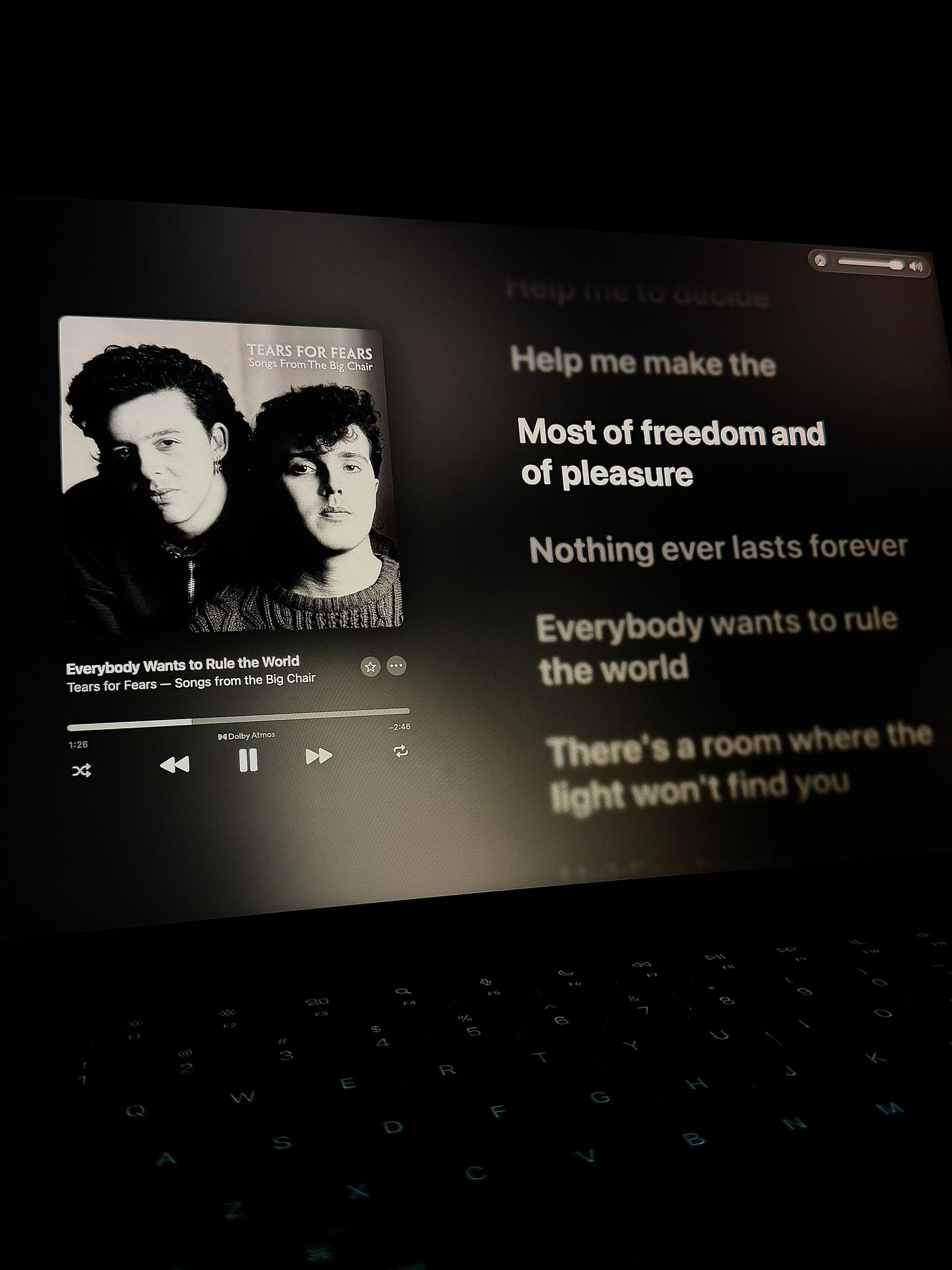@just listen.
