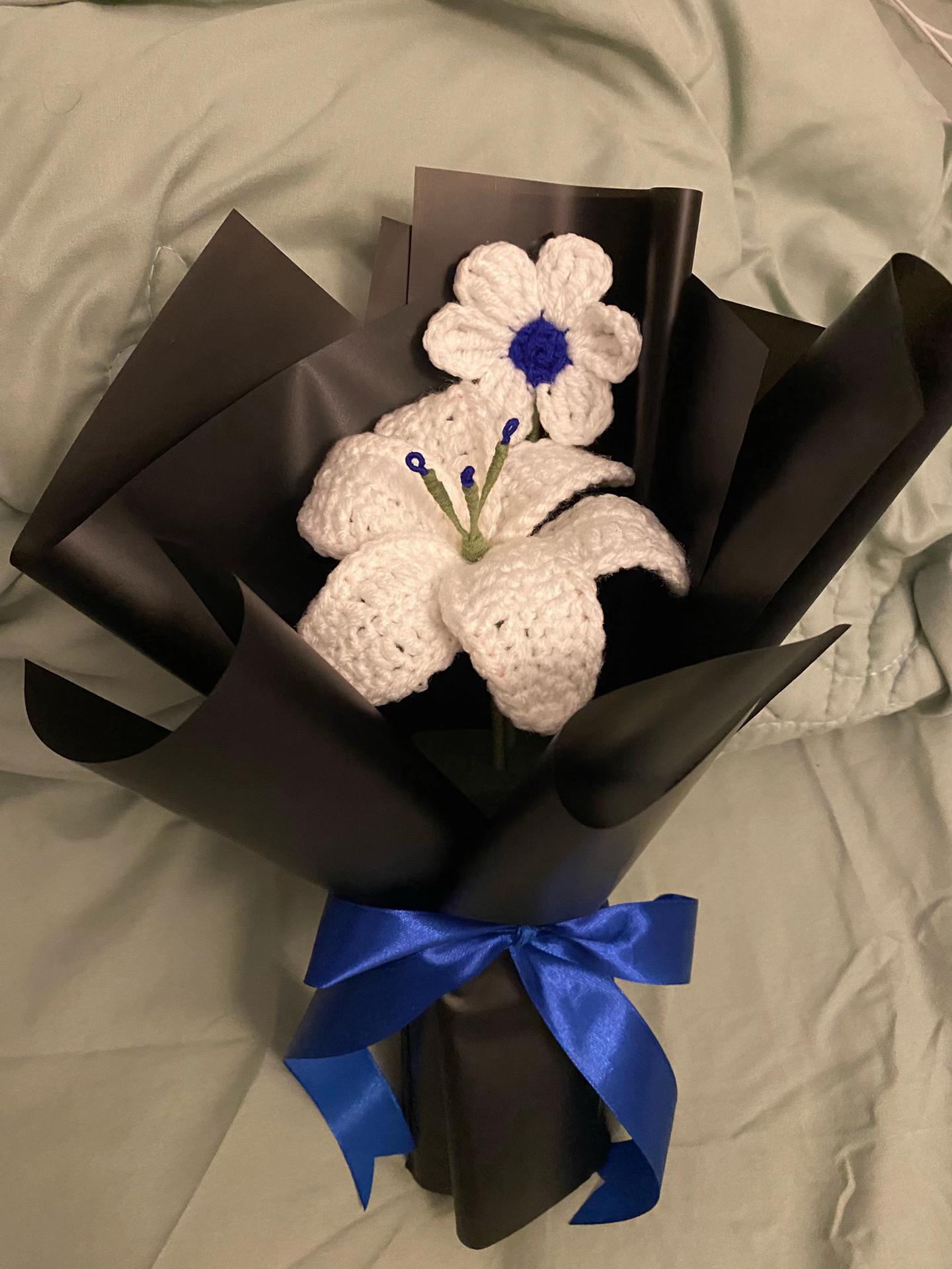 @crochet flower