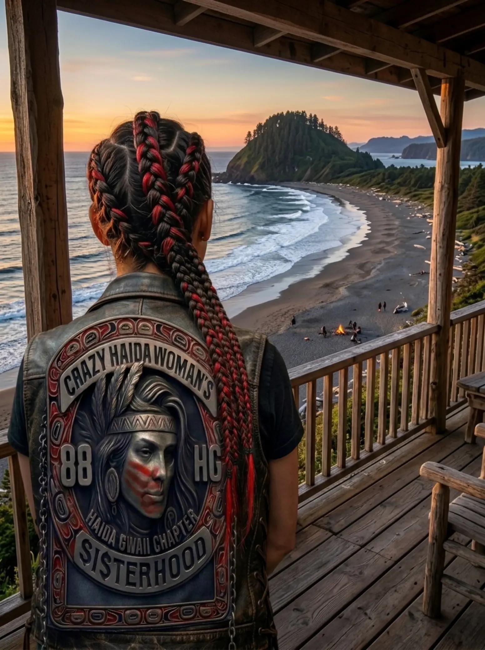 @Crazy Haida Woman's