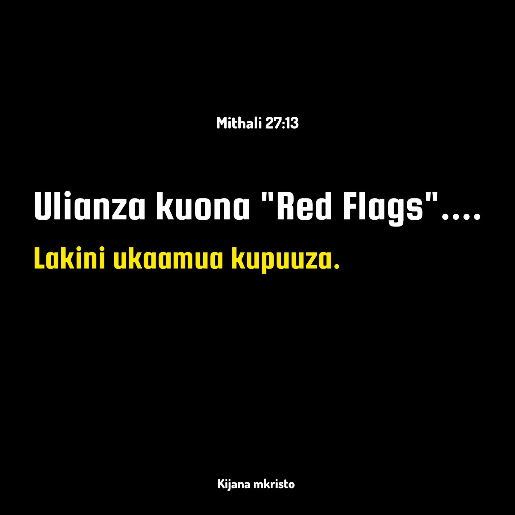 @Kijana Mkristo