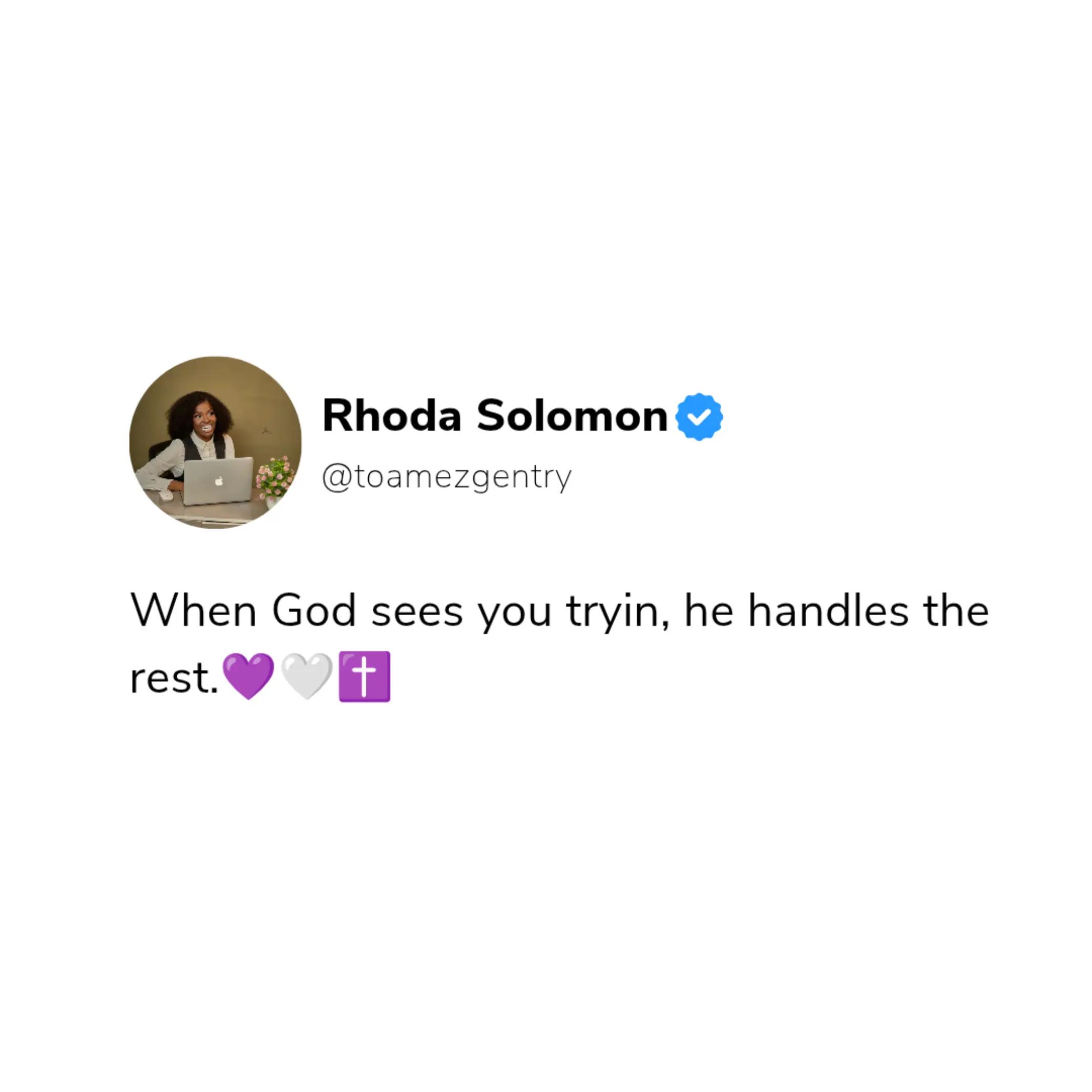 @Rhoda S✝️😇🤎