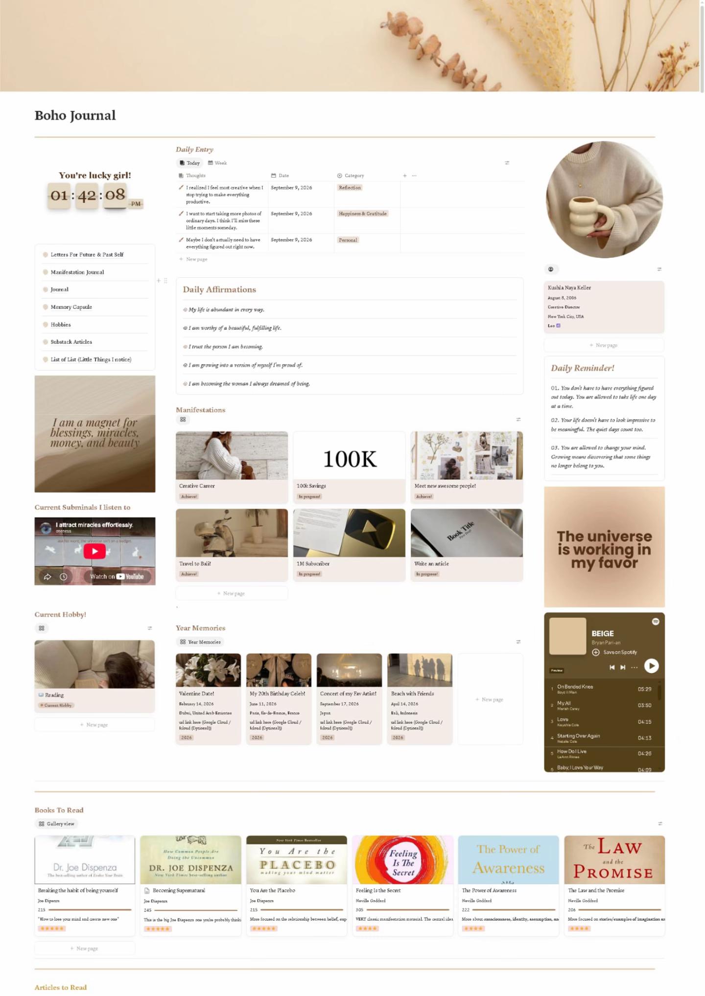 @notionsofja | notion template