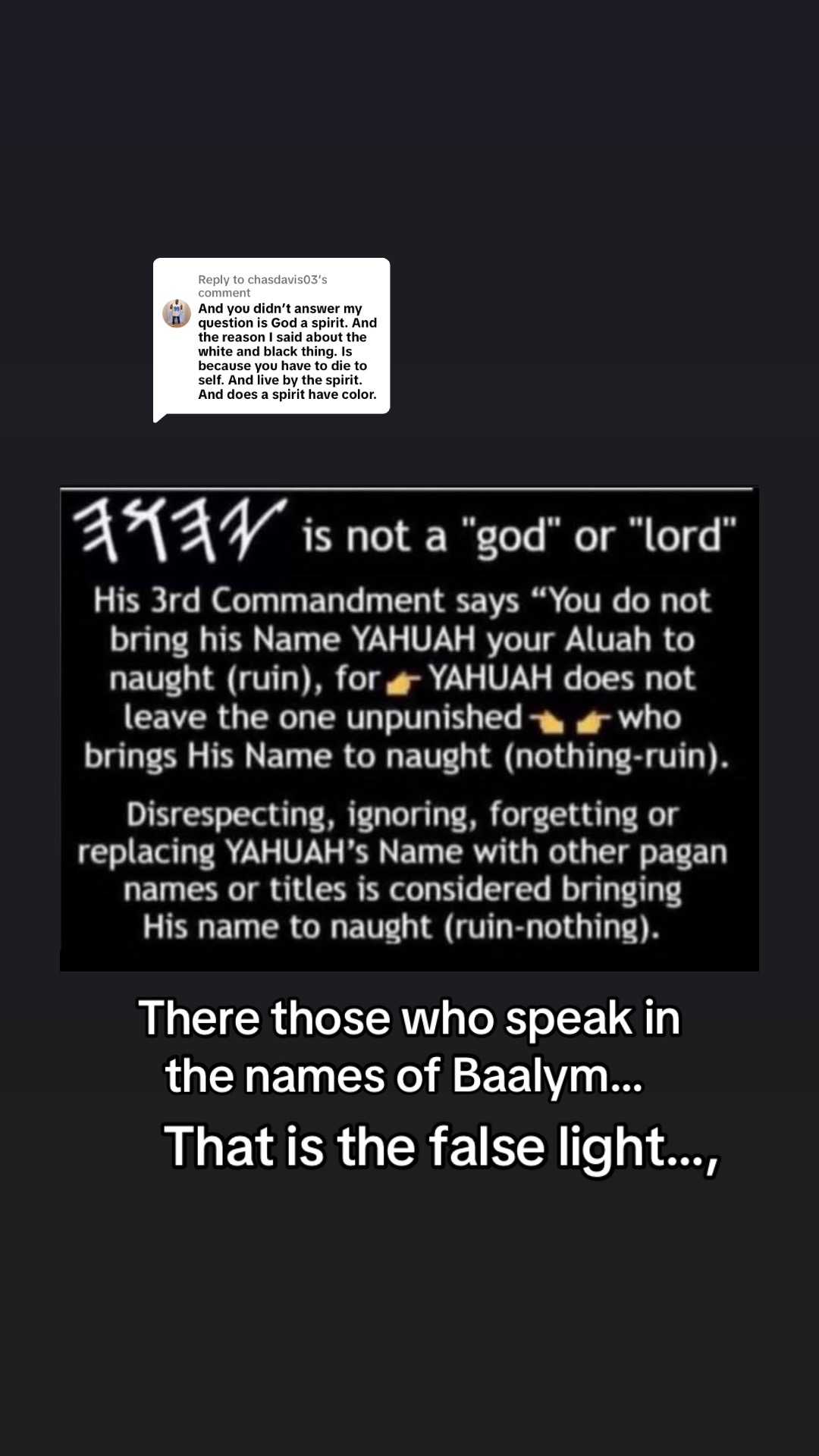 @Yahusha the man