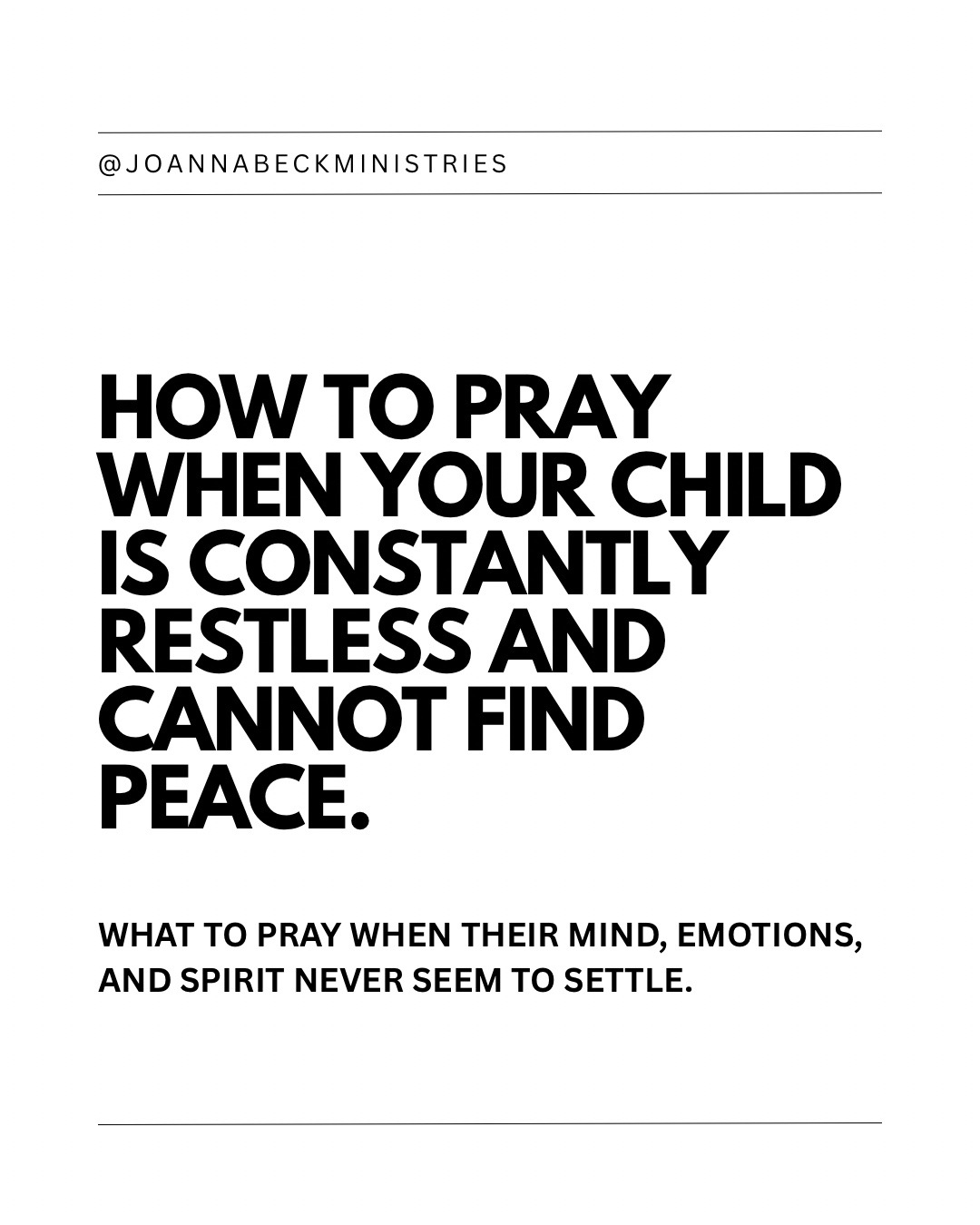 @Joanna Beck Ministries