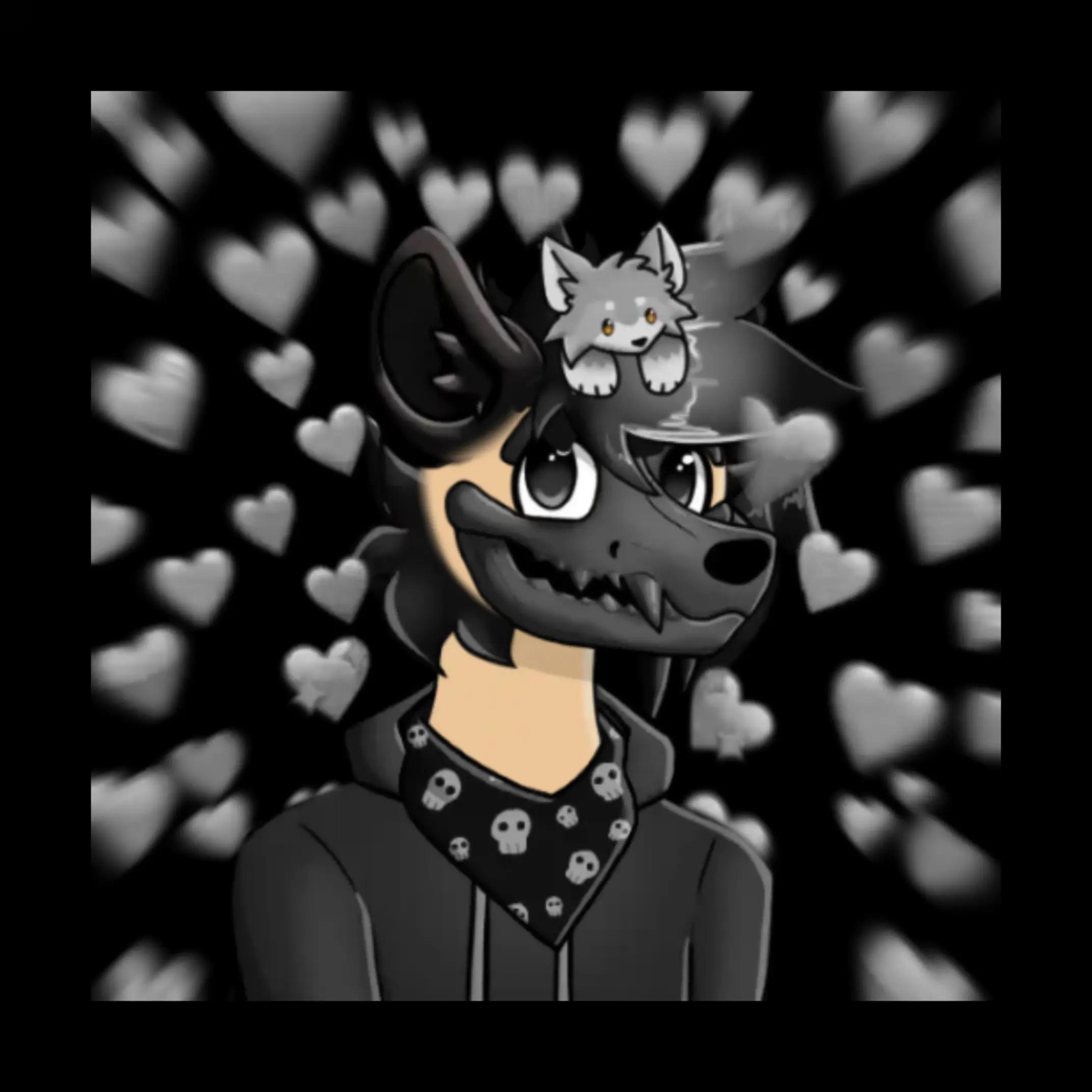 @Emo /goth wolf 🖤🐺