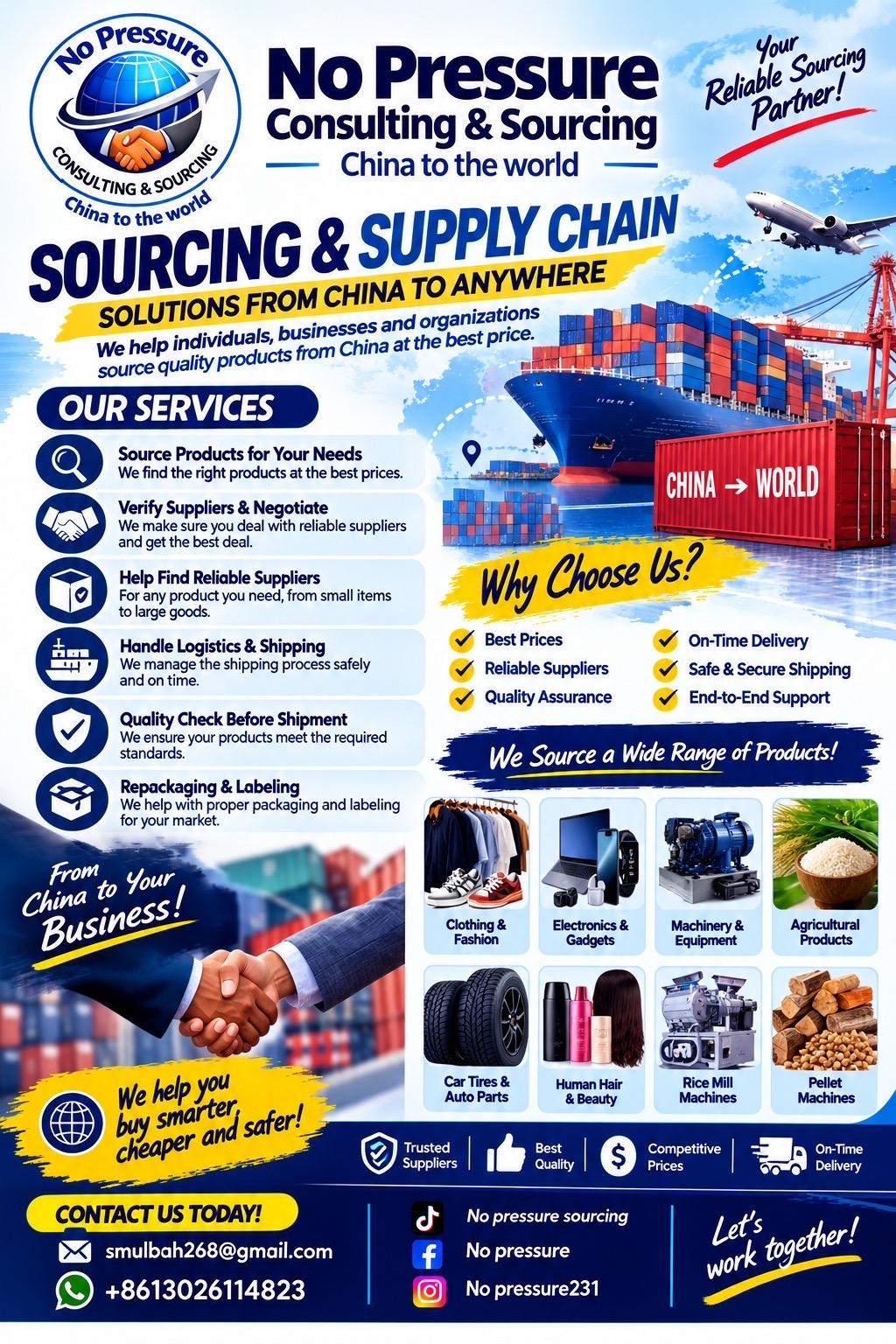 @NO PRESSURE SOURCING