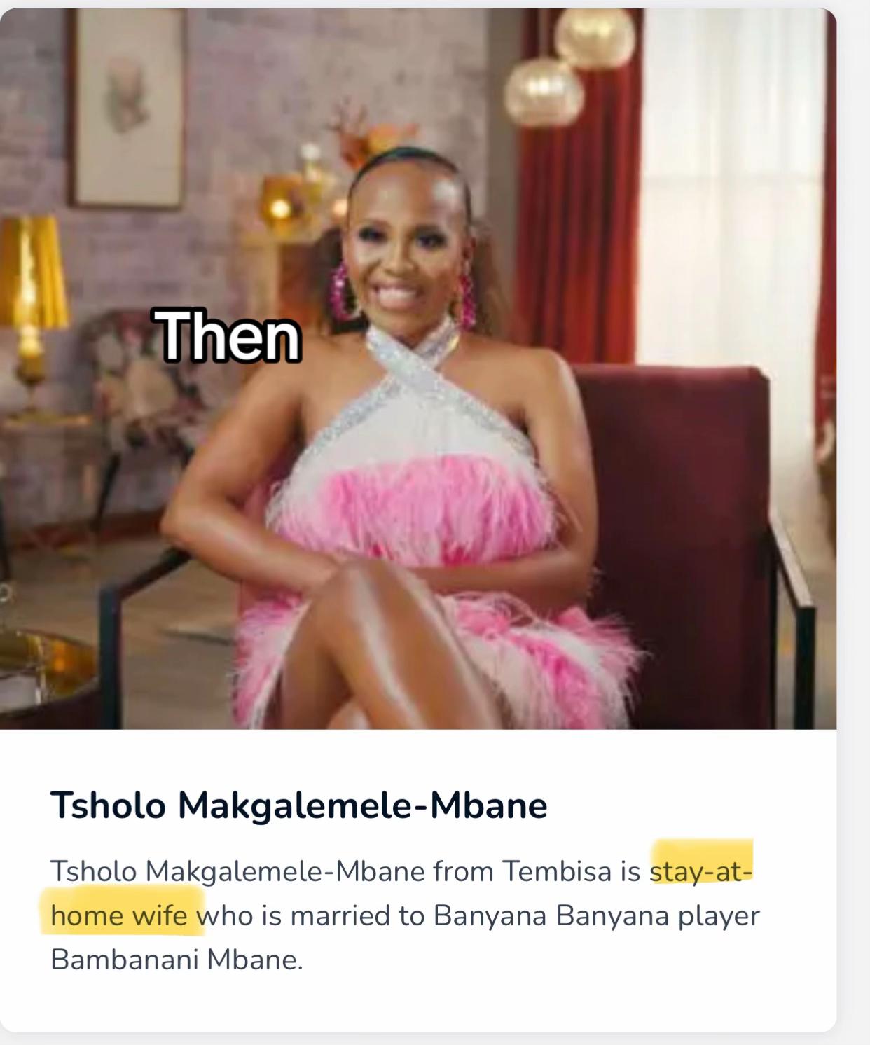 @Tsholofelo Mbane