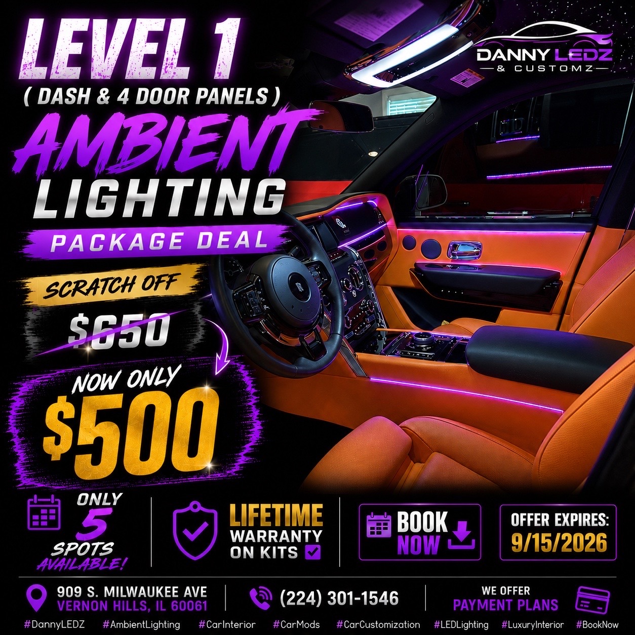 @Danny LEDZ & Customz LLC