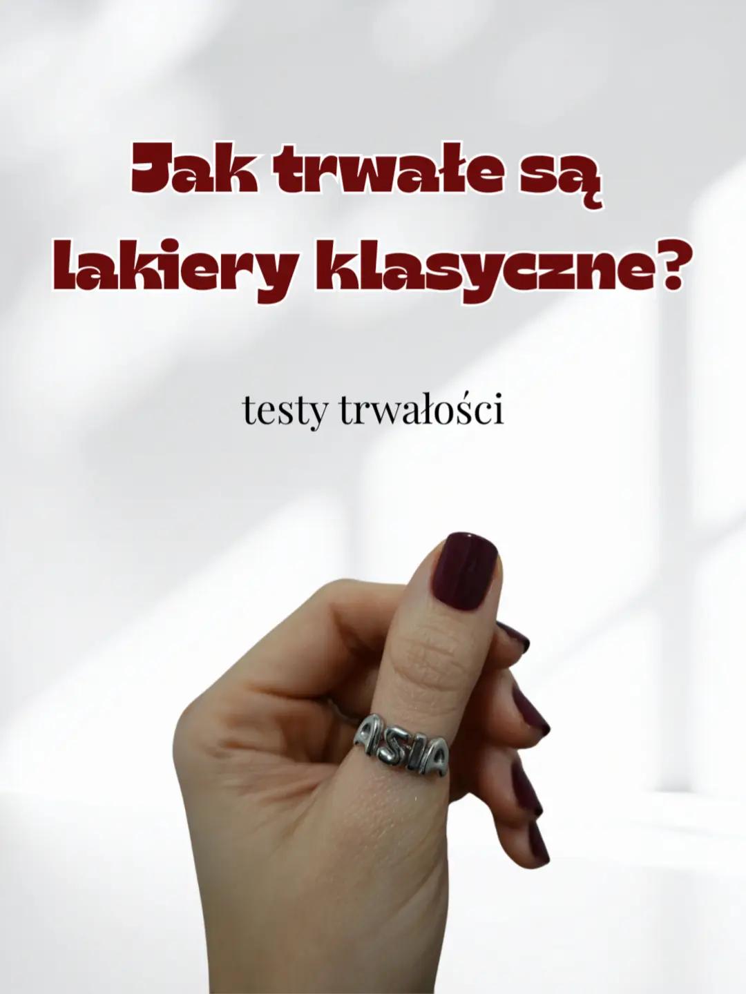 @Asia💅lakiery klasyczne•dłonie