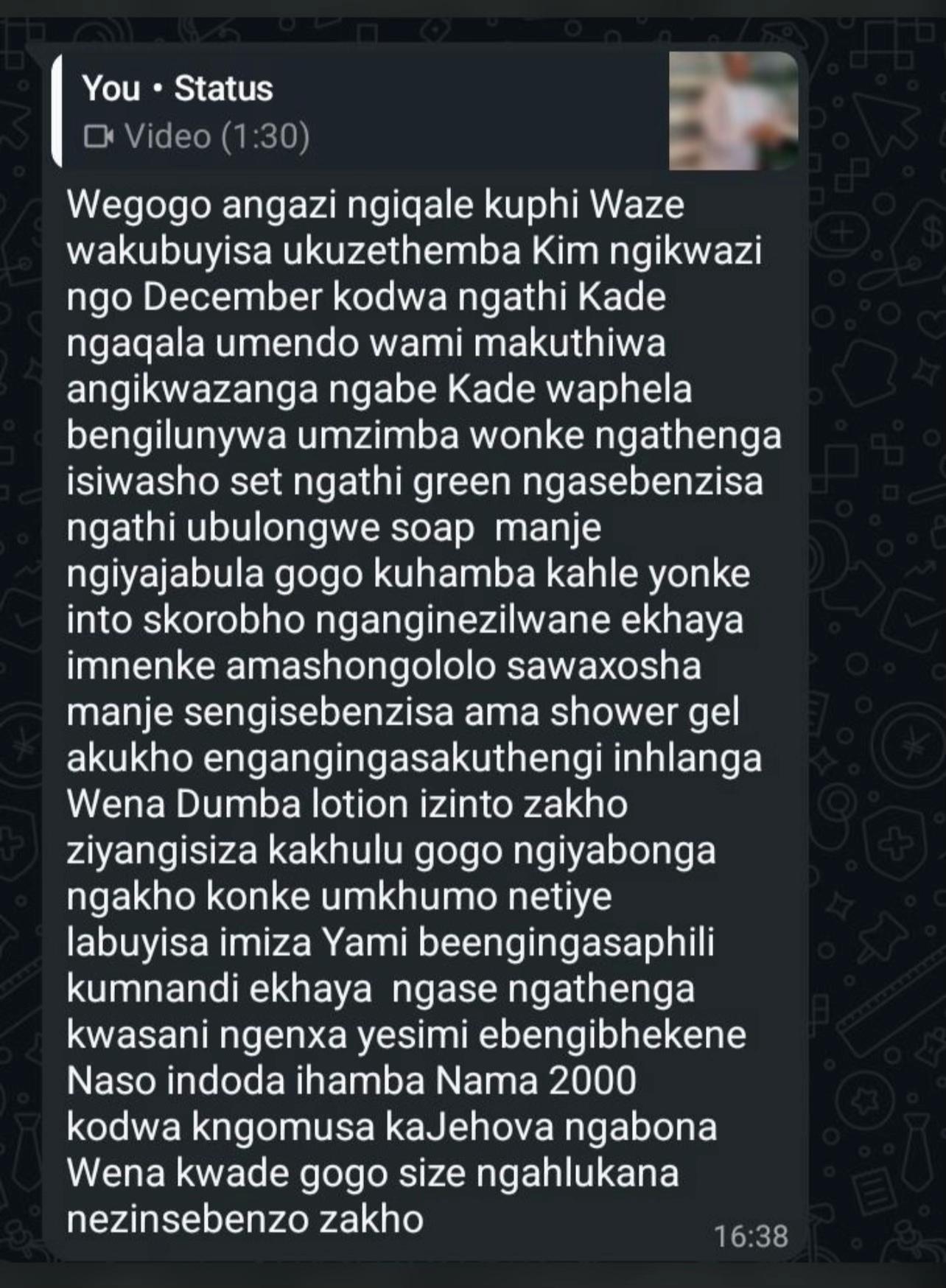 @Gogo Mnyandu