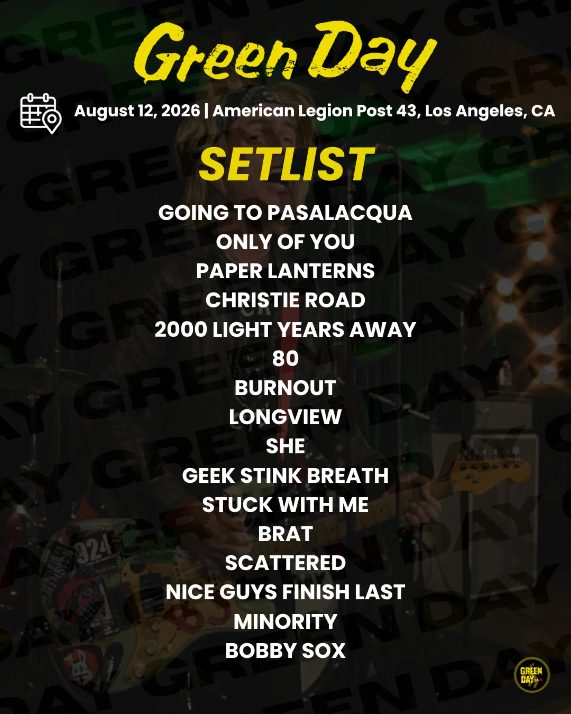 @Green Day Italy