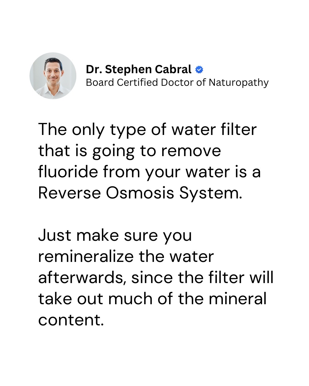 @Dr. Stephen Cabral
