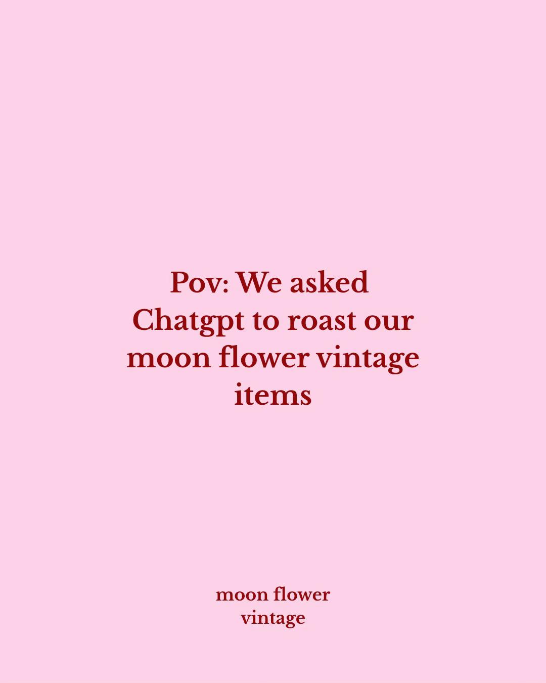@Moon flower vintage