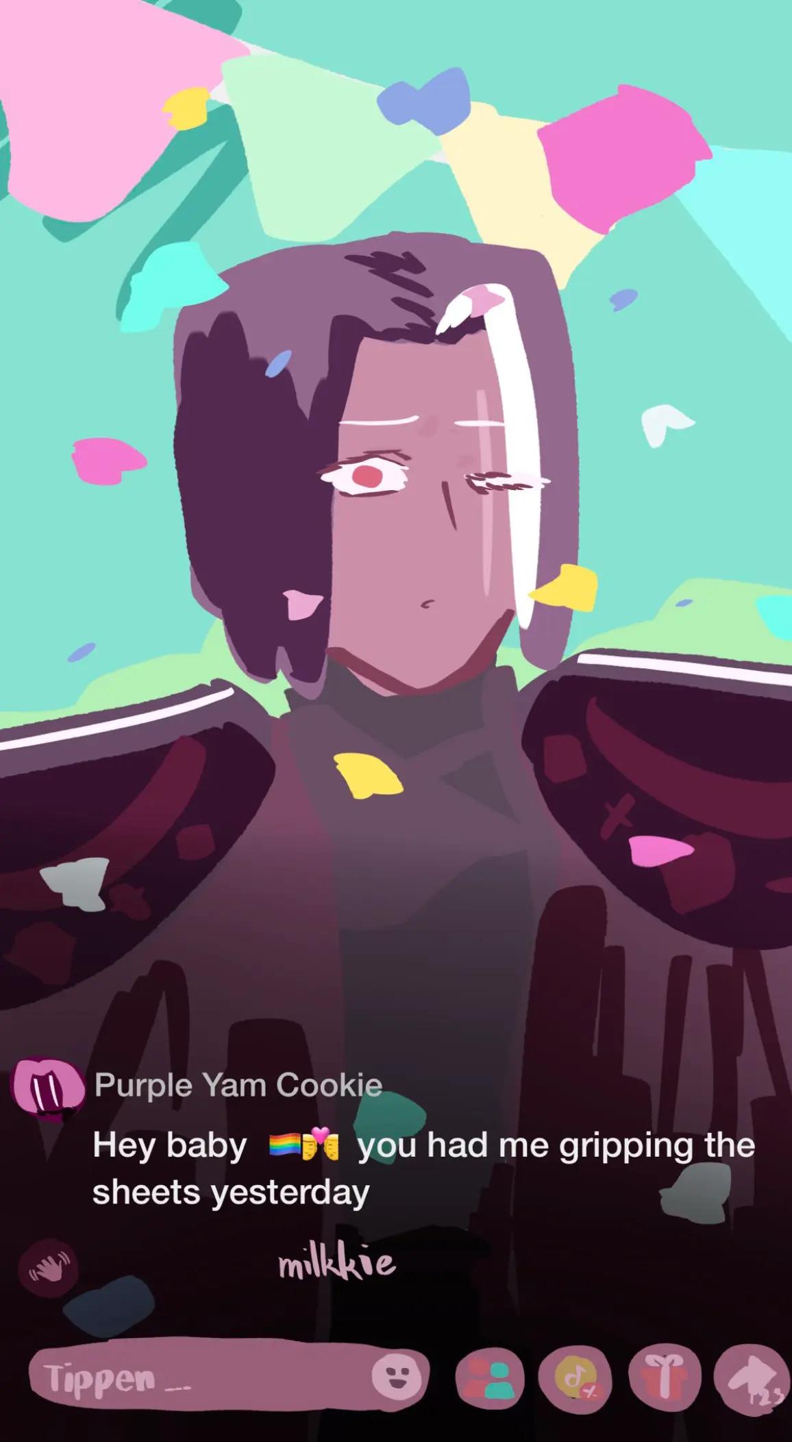 @Purple yam cookie