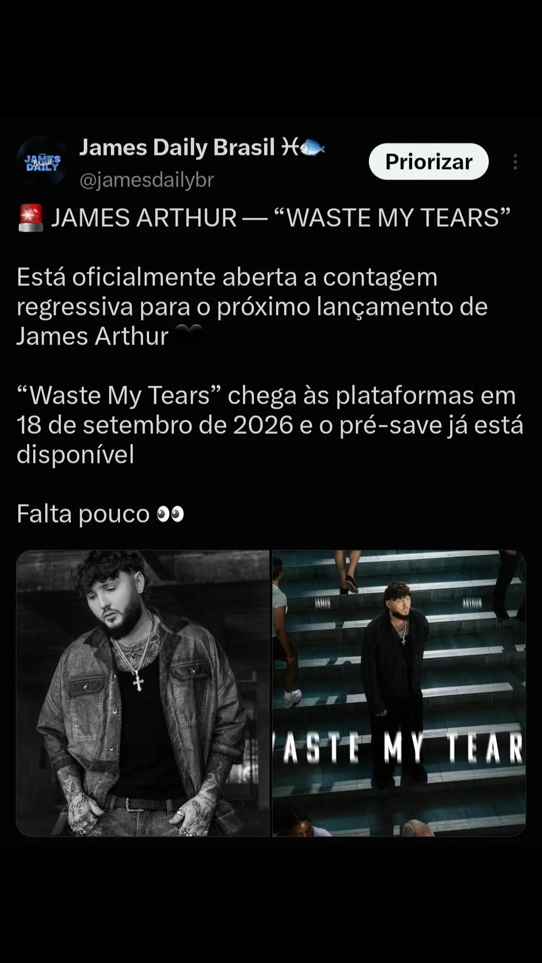 @James Arthur Daily 🇧🇷