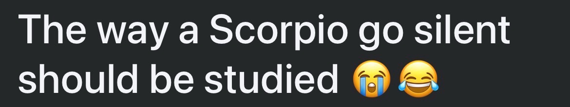 @The best of scorpios 🦂🦂❌