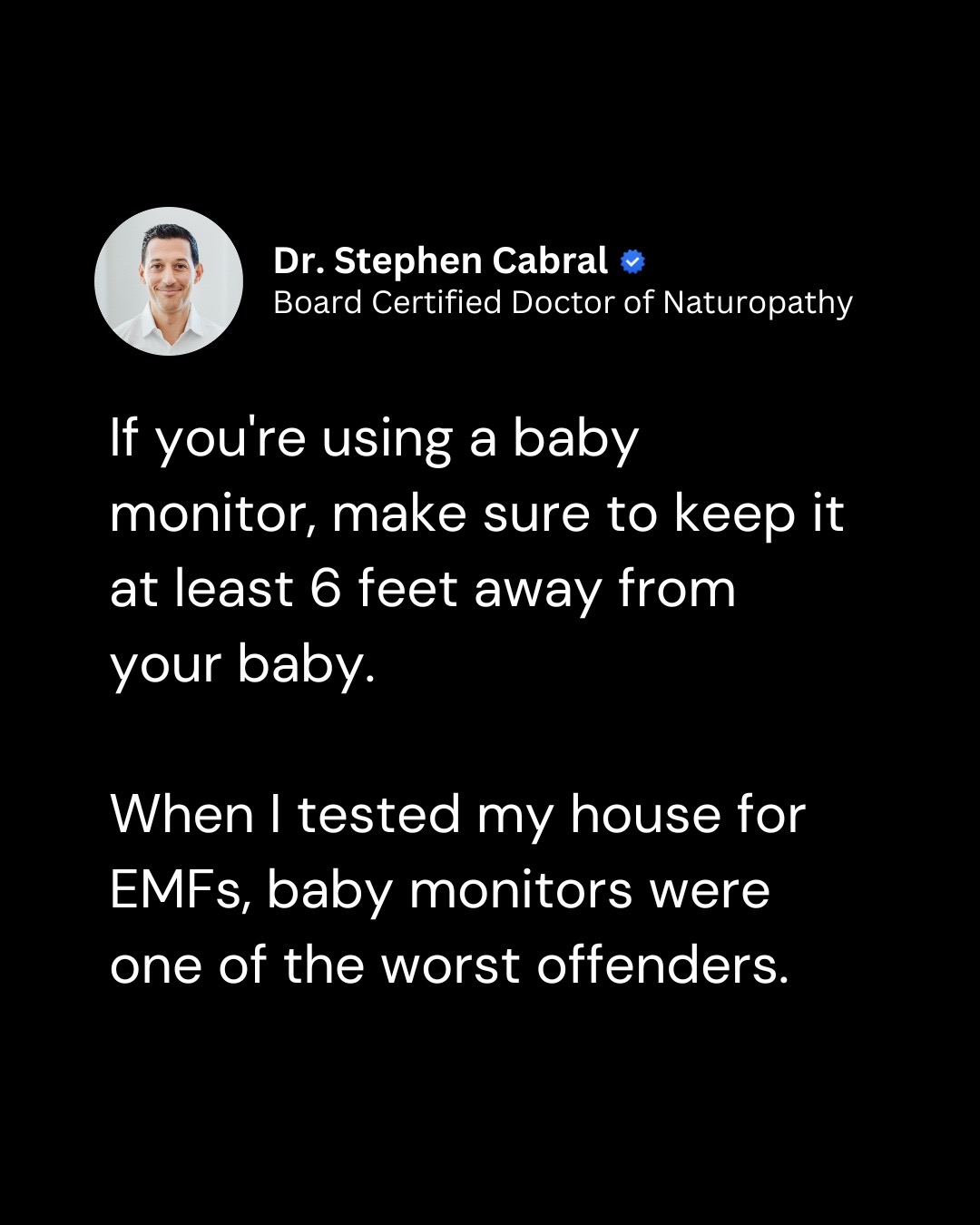 @Dr. Stephen Cabral
