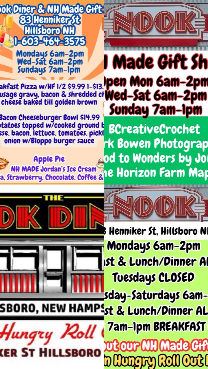 @The Nook Diner Hillsboro NH