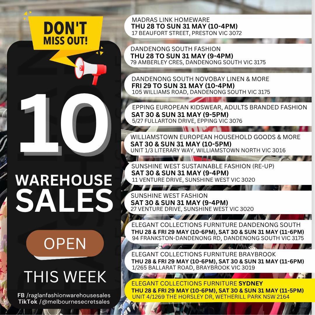 @Melbournesecretsales