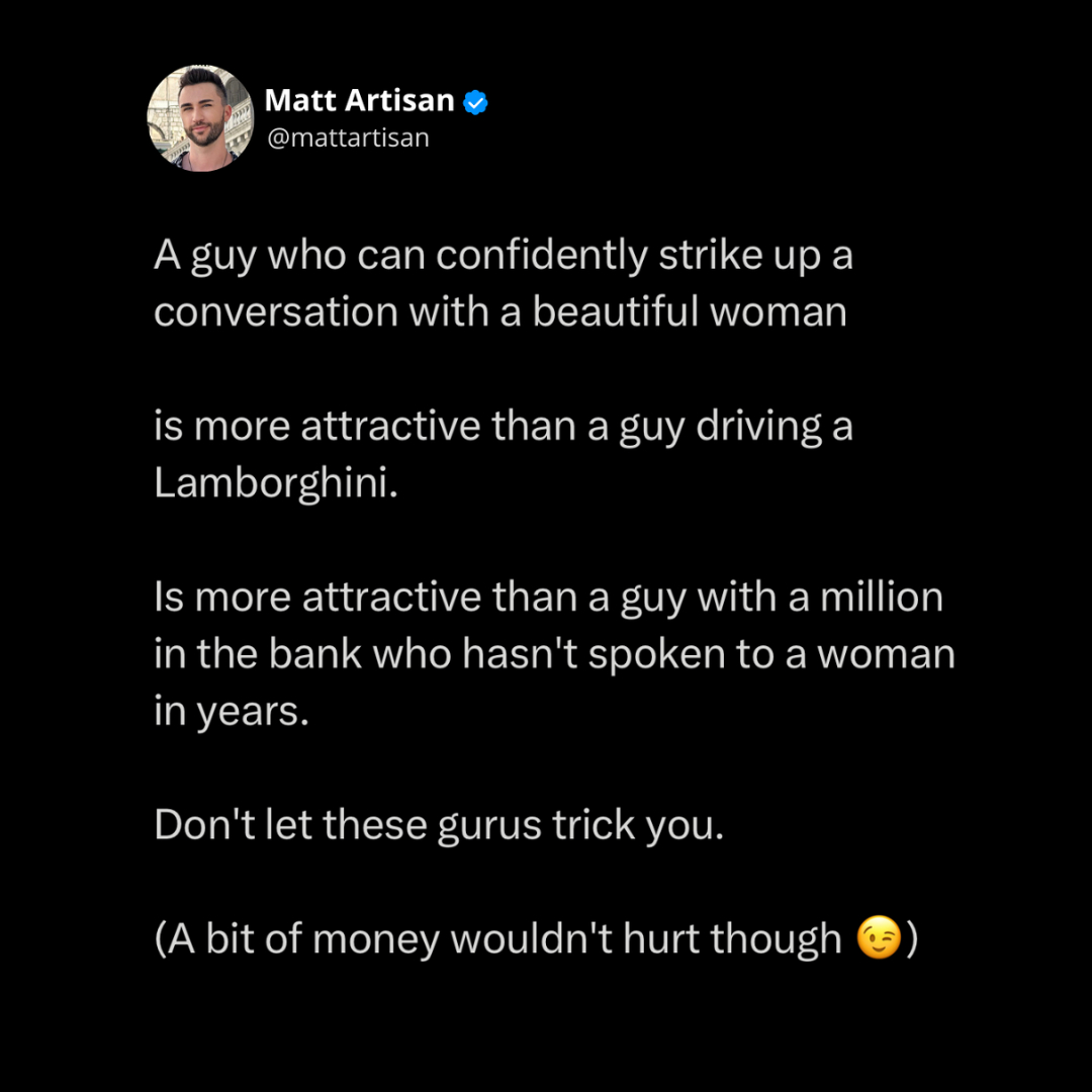 @Matt Artisan #1 Dating Coach