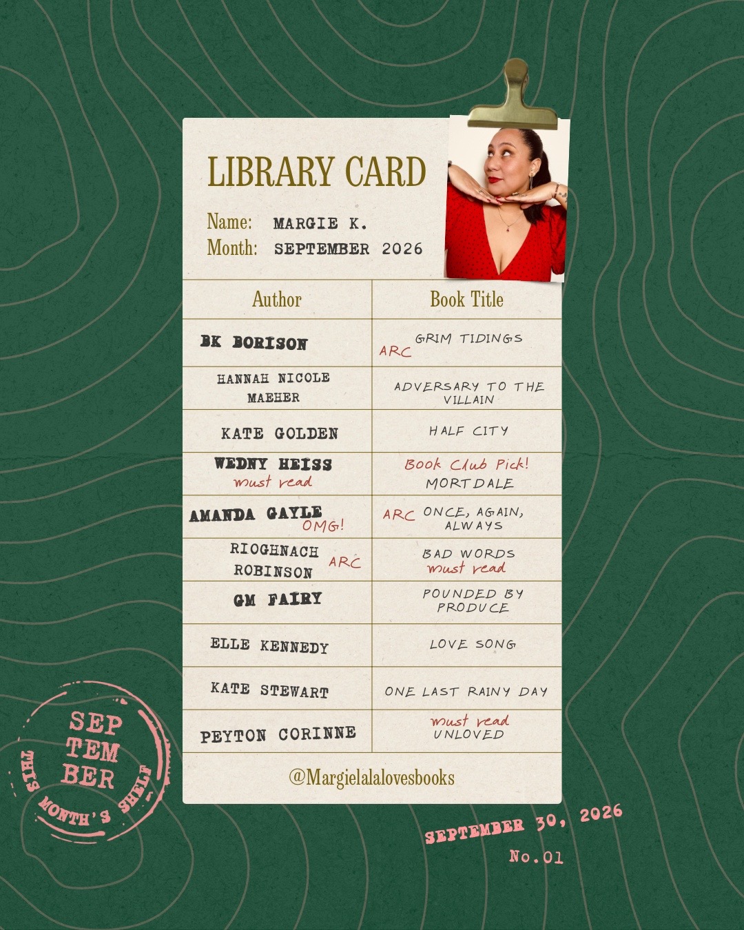 @Margielalalovesbooks📚🏋️♀️✍️