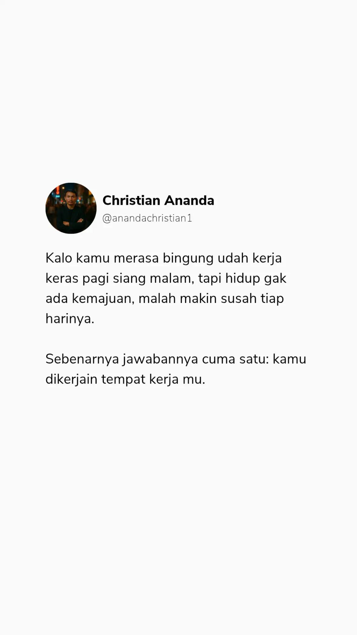 @Anandachristian