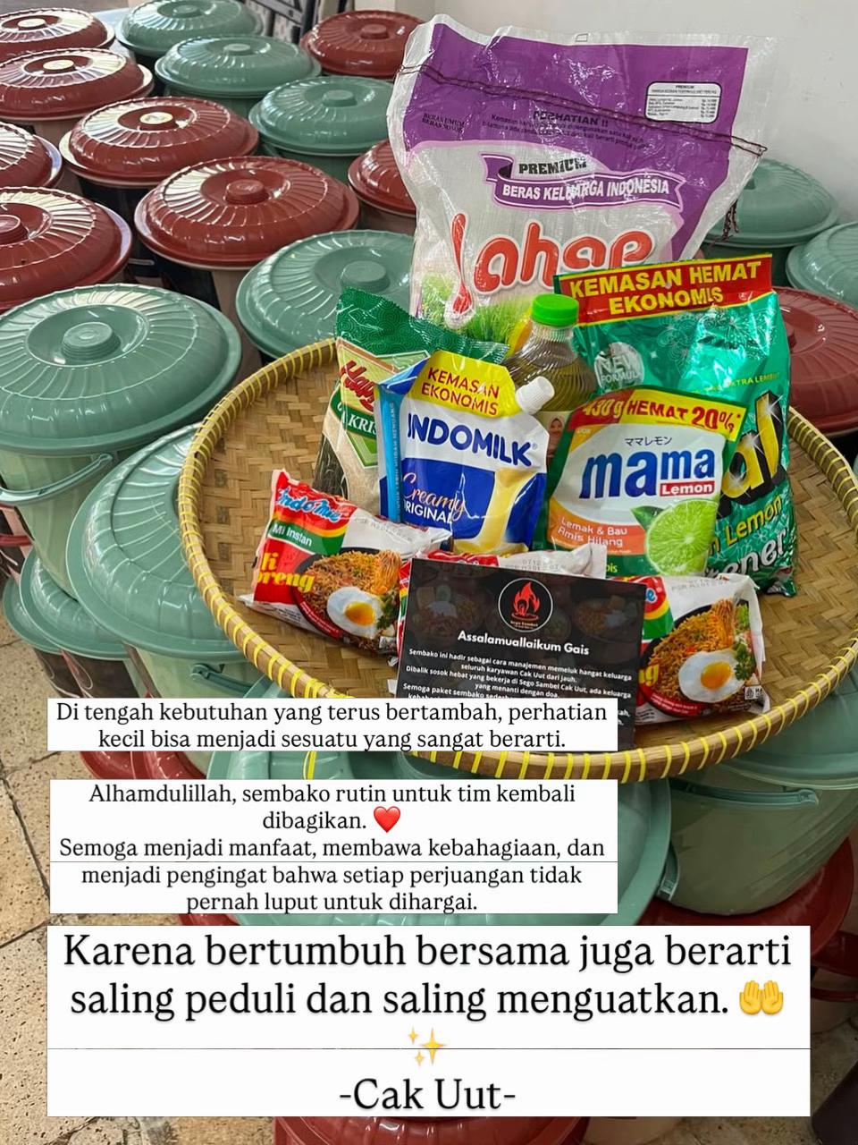 @SEGO SAMBEL CAK UUT