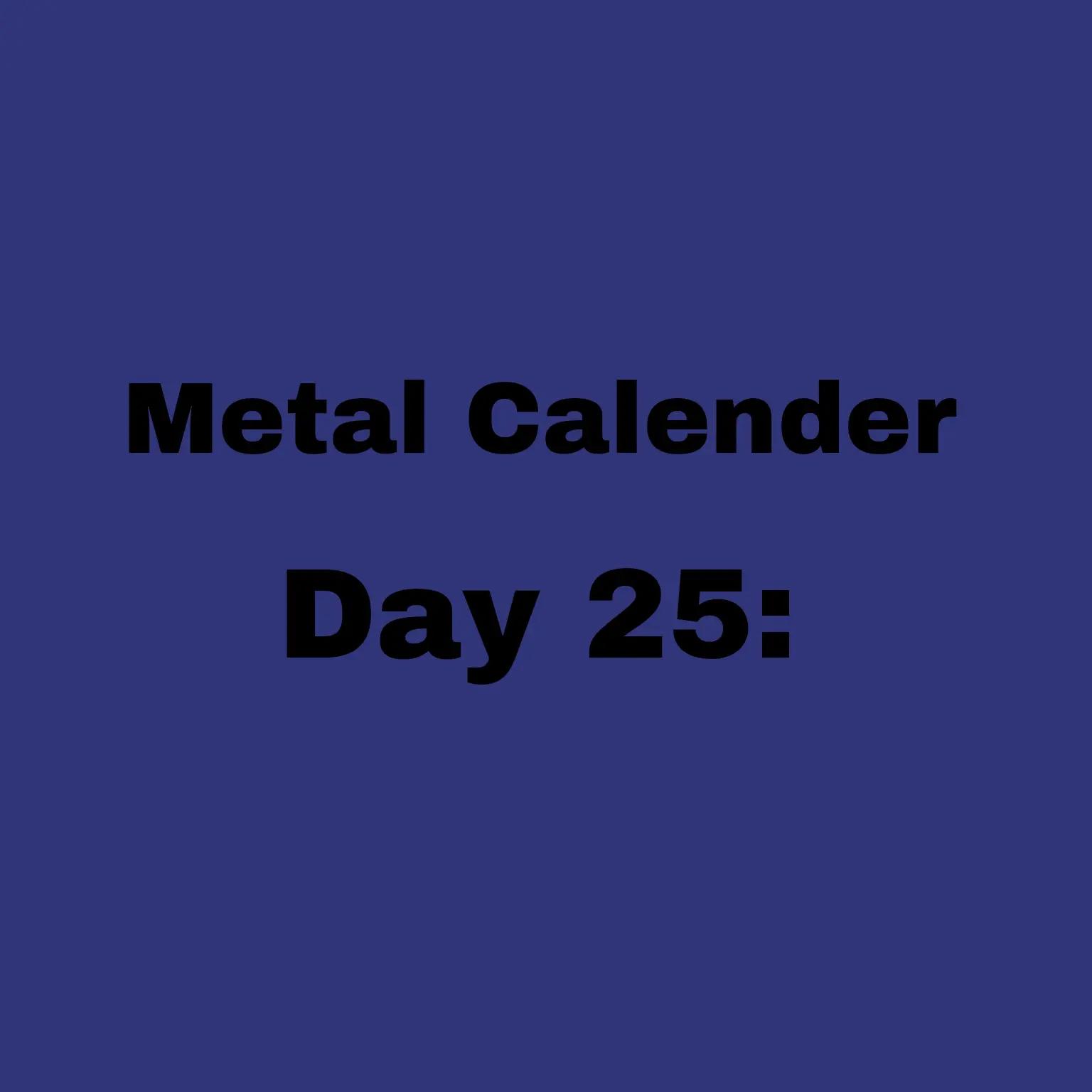 @Rock & Metal Calender