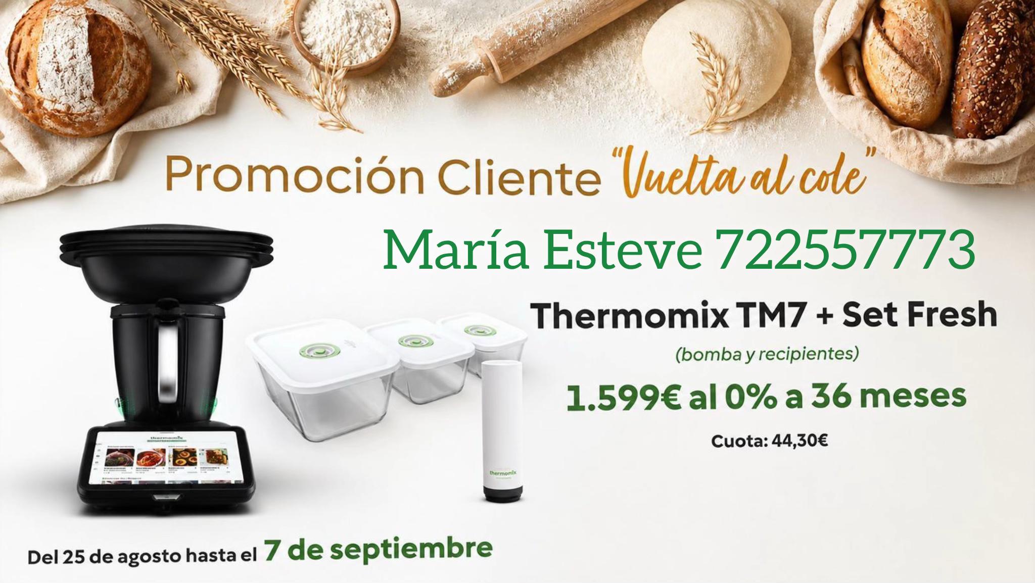 @María Esteve con Thermomix