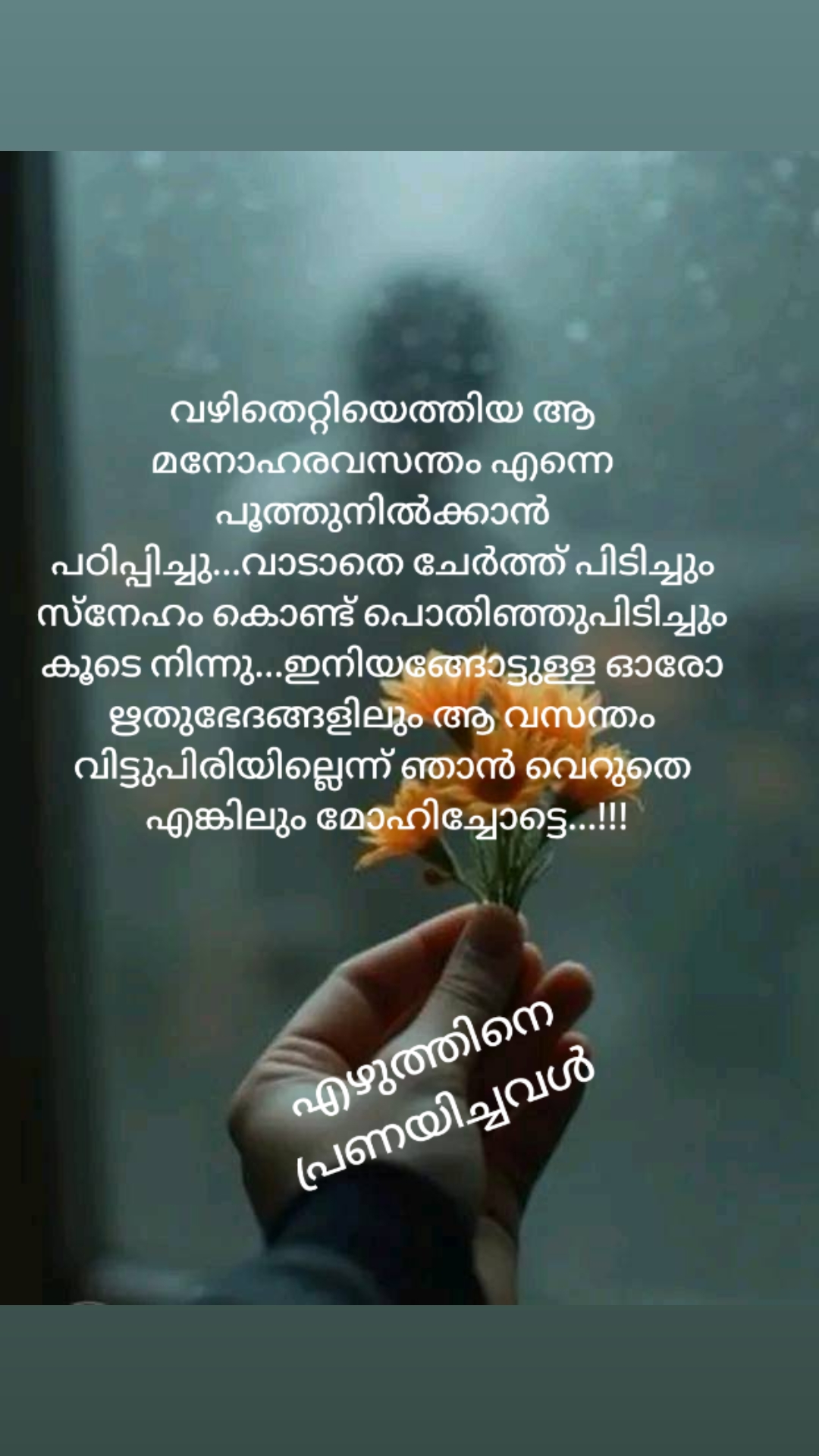 @എഴുത്തിനെ പ്രണയിച്ചവൾ
