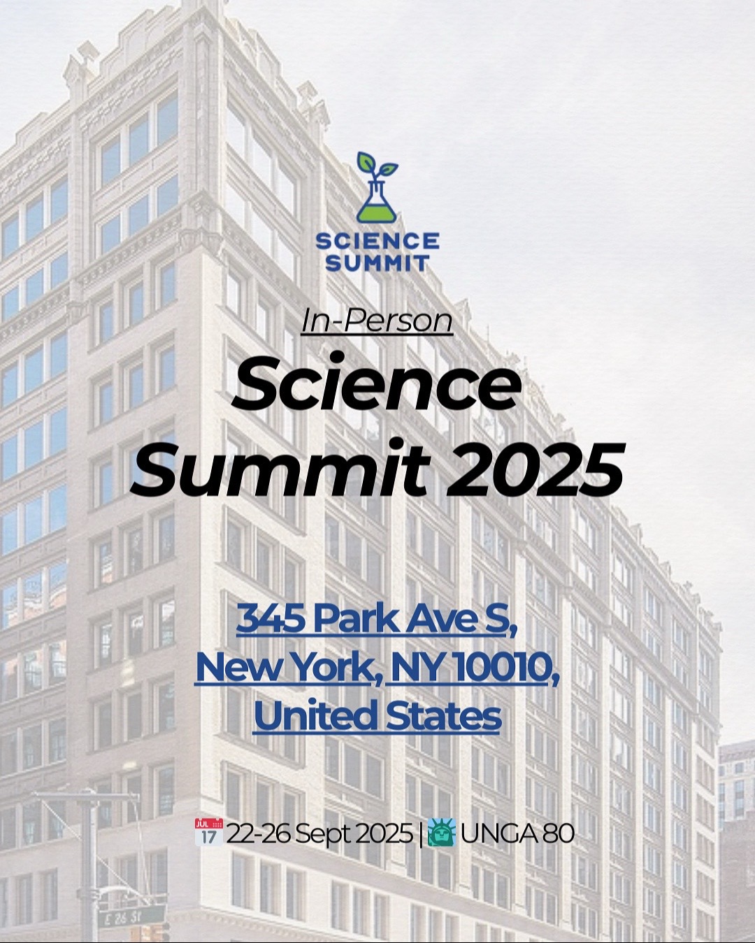 @Science Summit during UNGA80