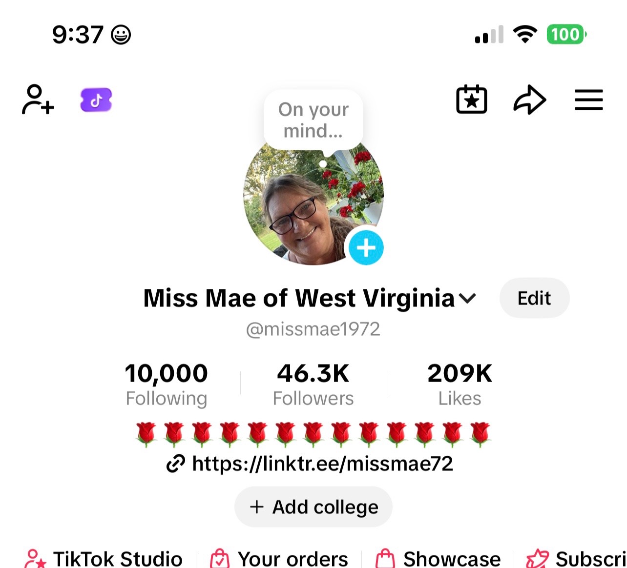 @Miss Mae of West Virginia