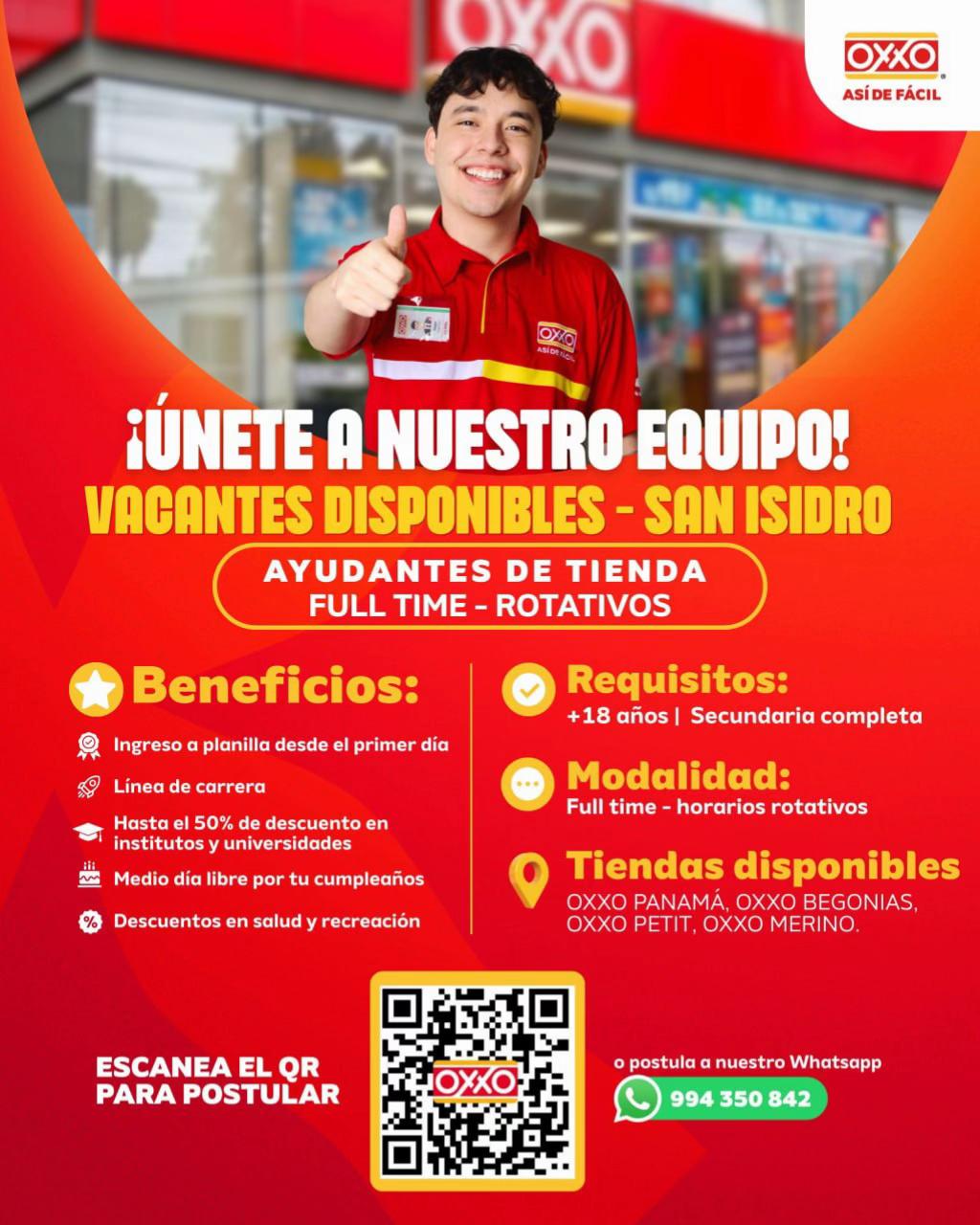 @Trabaja en OXXO Perú