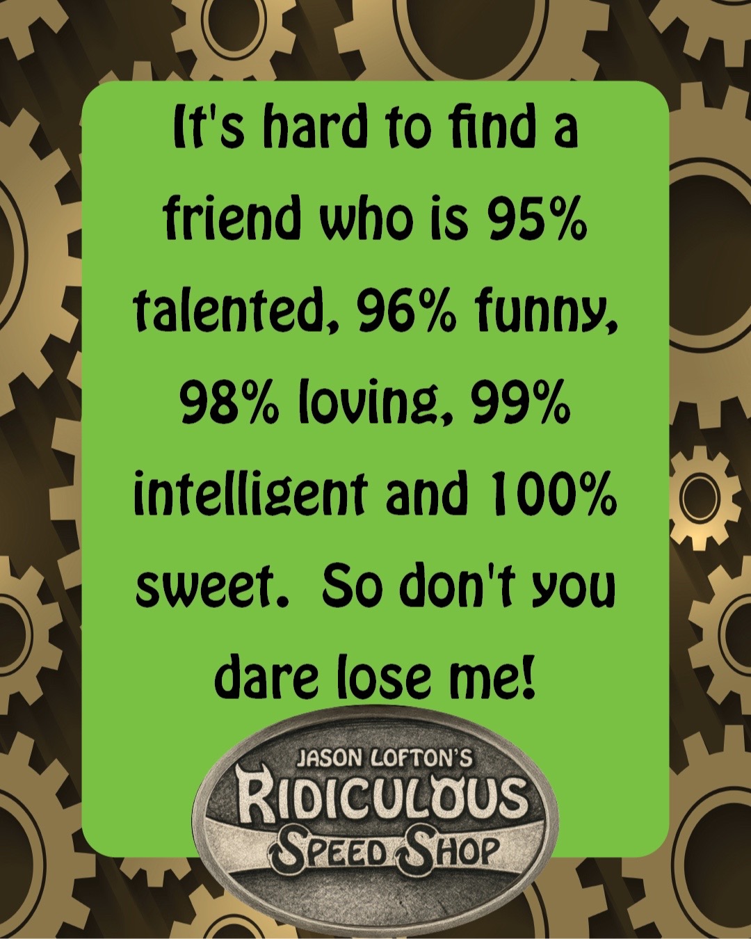 @RIDICULOUS SPEED SHOP