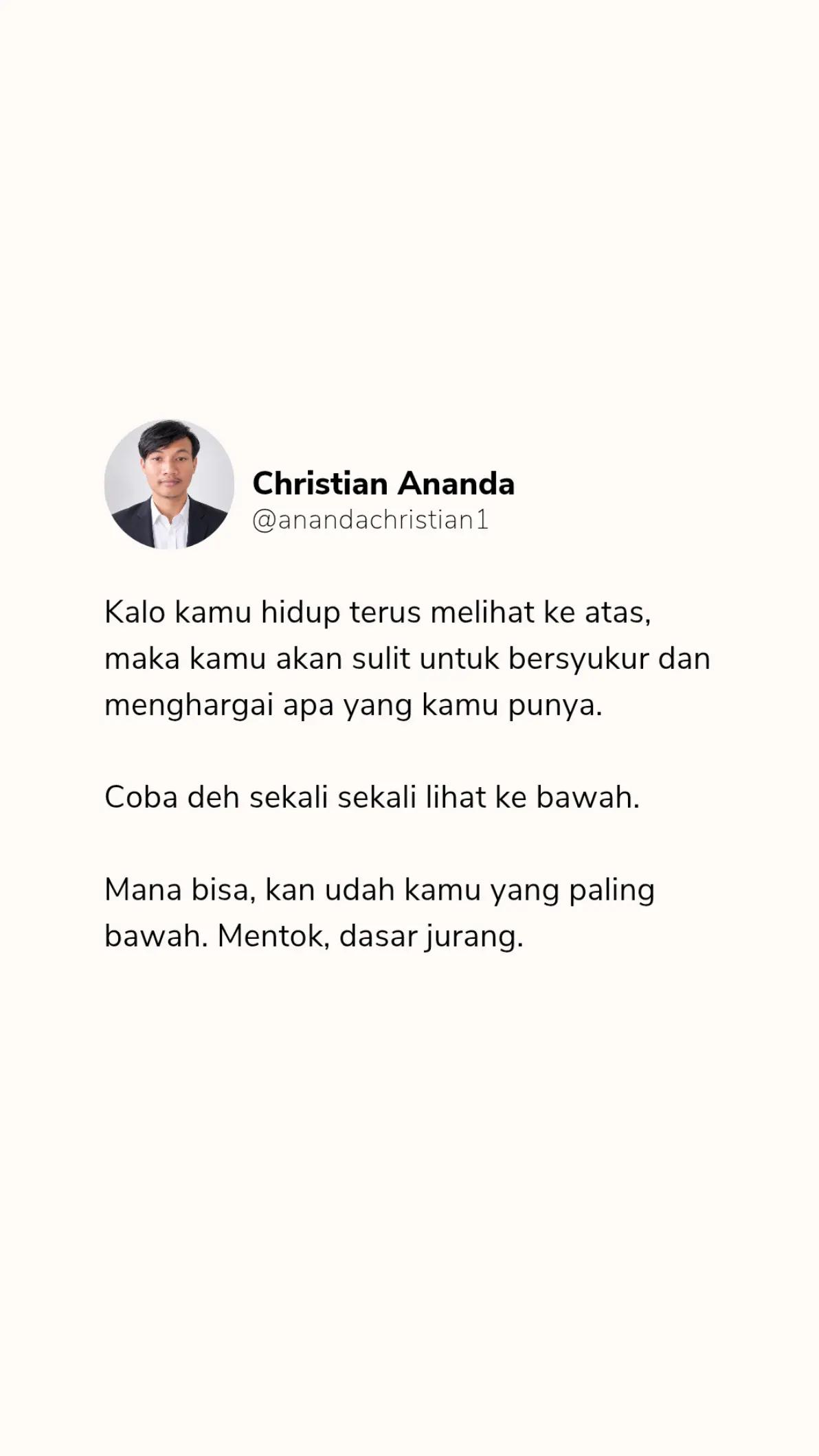 @Anandachristian