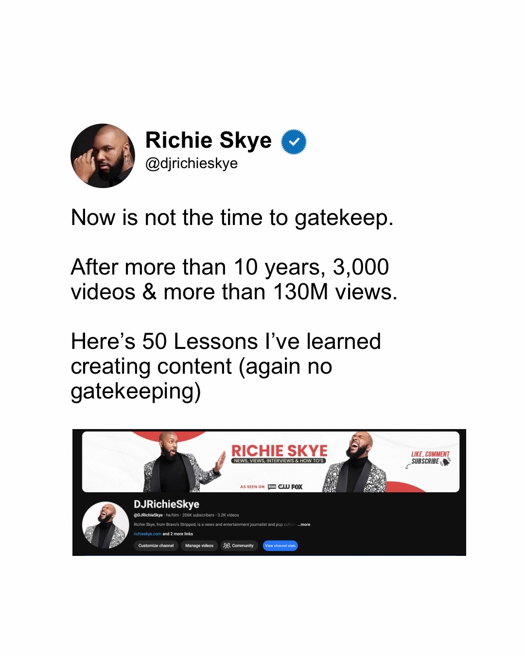 @DJ Richie Skye