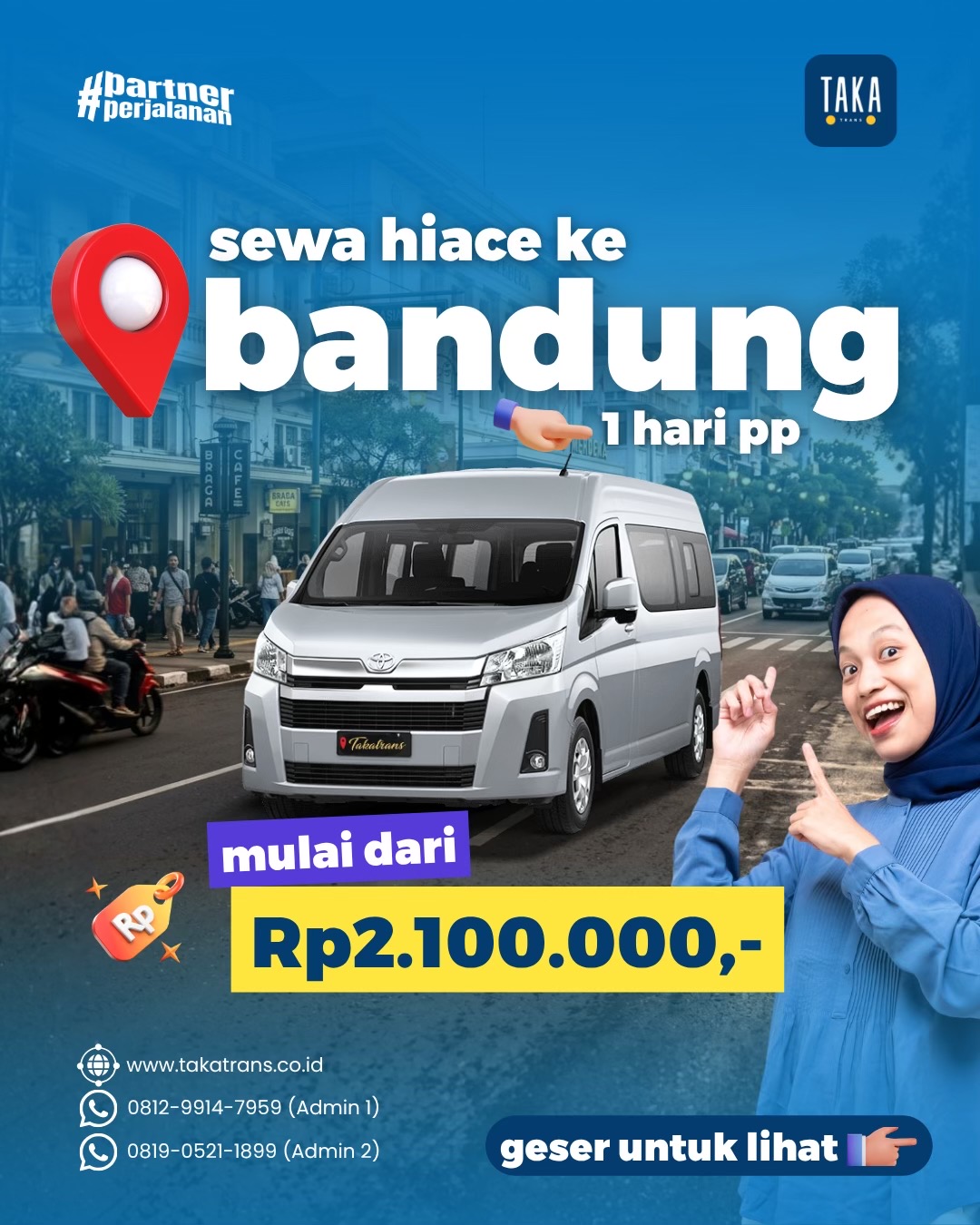@Takatrans | Sewa Hiace Luxury