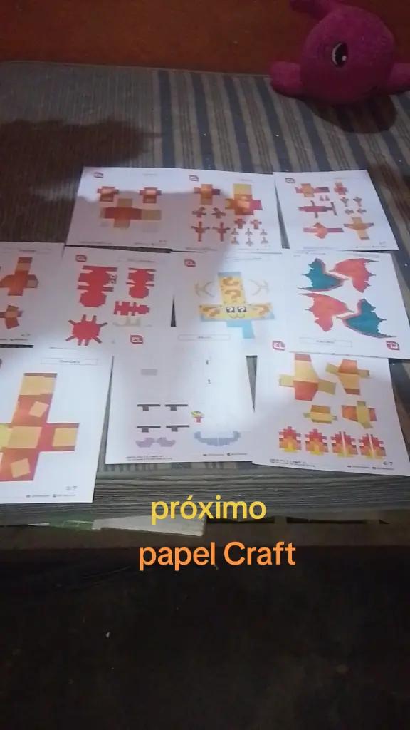 @papel craft con samini fatini