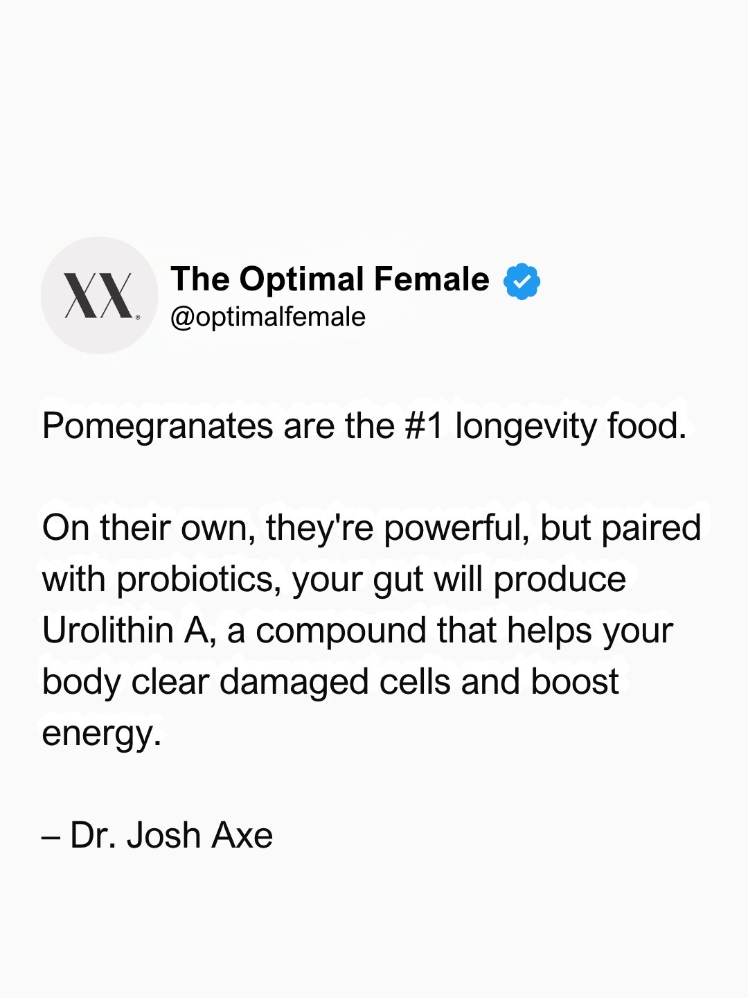 @The Optimal Female