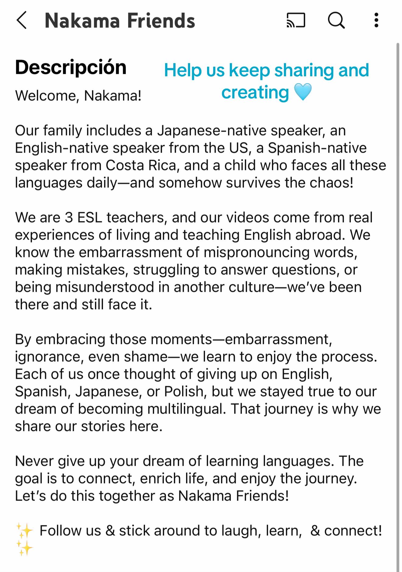 @Nakama Friends | Shy Learners