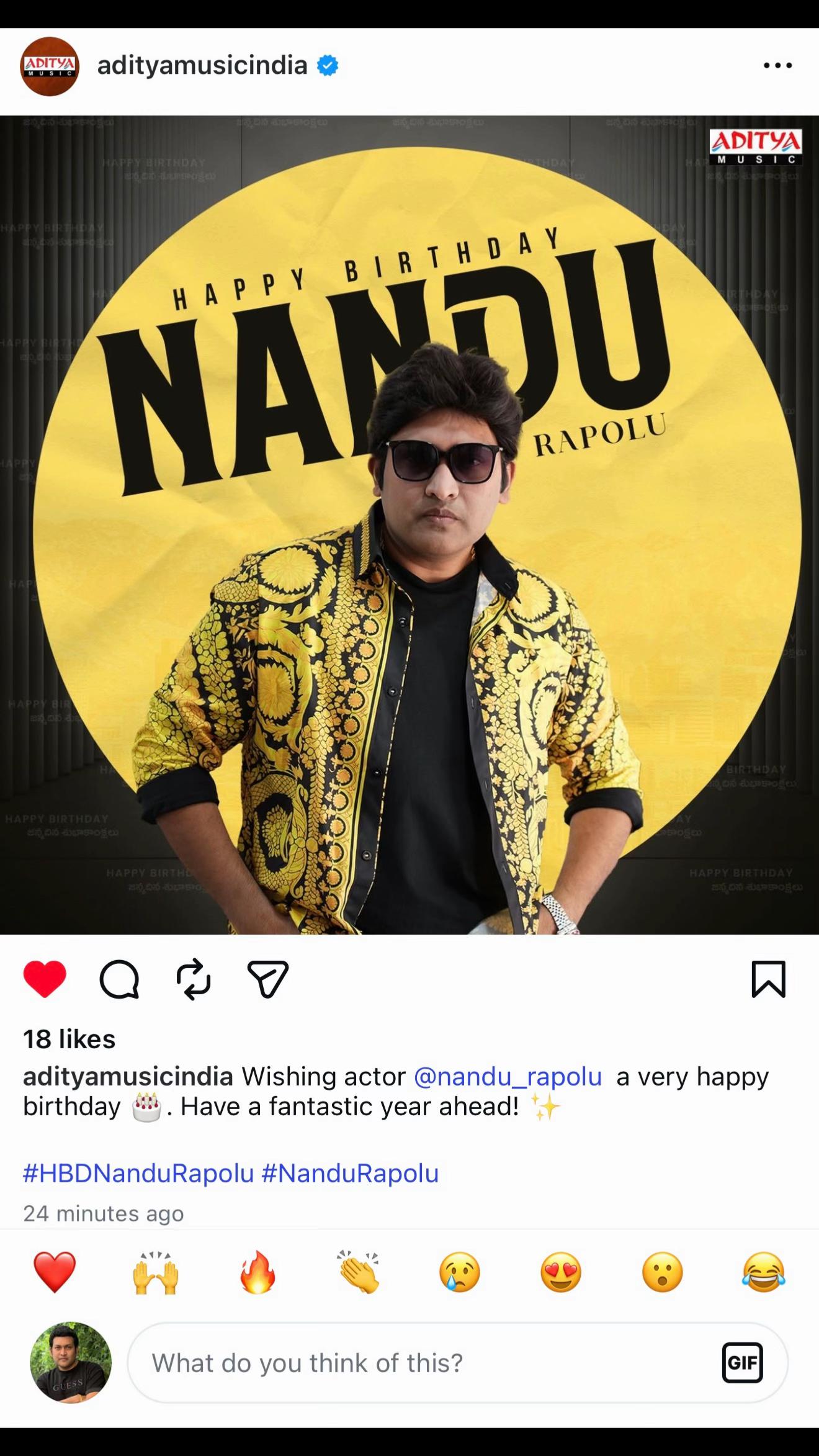 @NanduRapolu