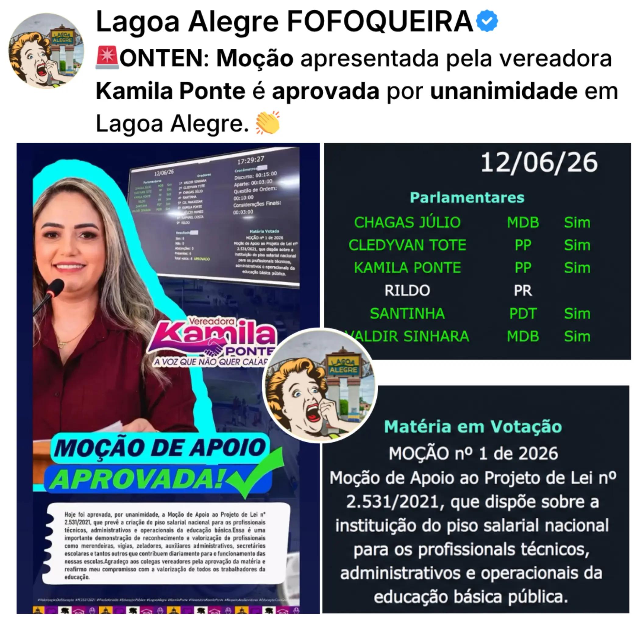 @Lagoa Alegre Fofoqueira