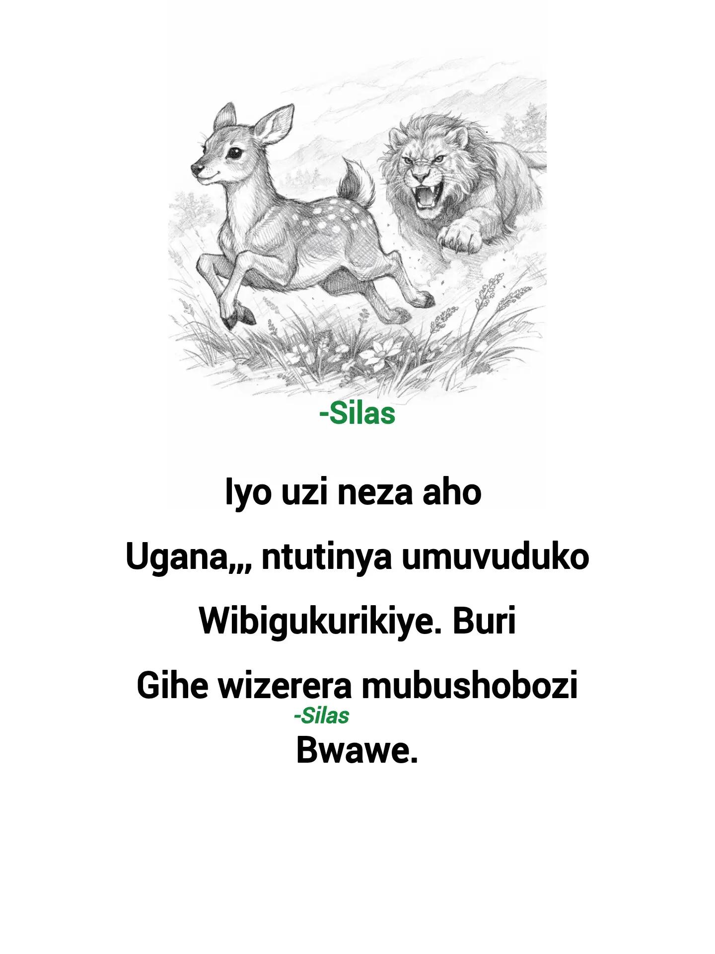@Silas Nizeyimana