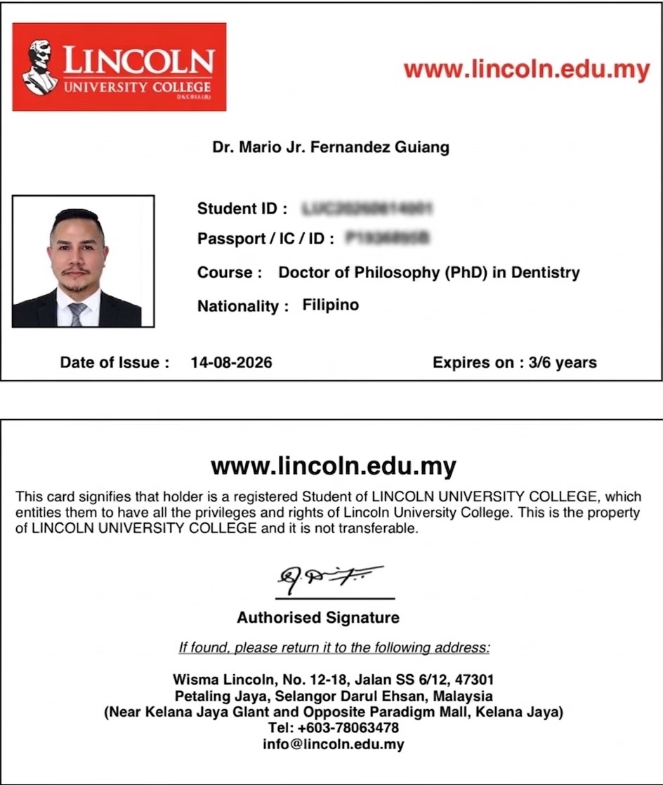@Dr. Mario Guiang Jr.MSc PHD(c)